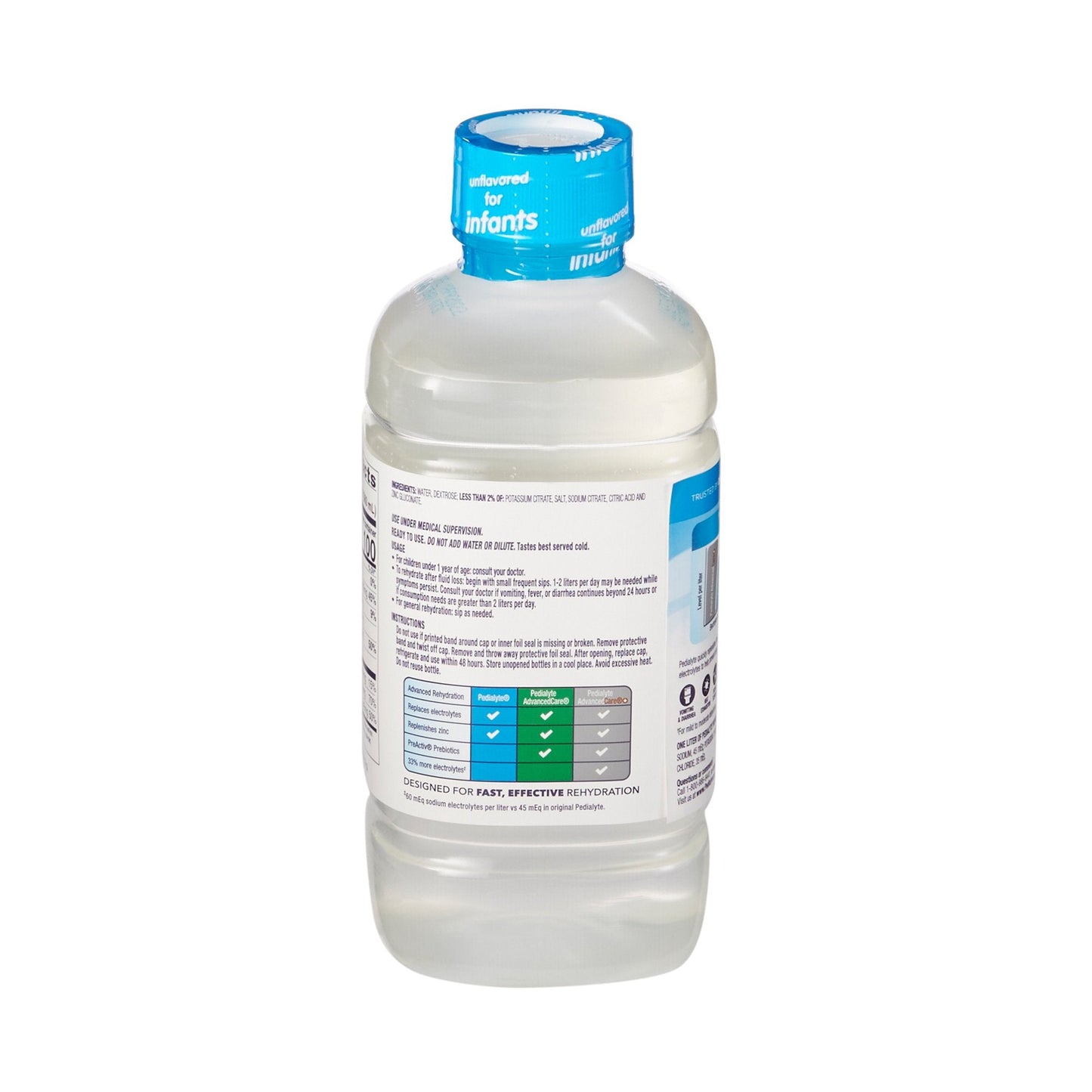 Pedialyte® Strawberry Electrolyte Solution, 1 Liter Bottle 00336