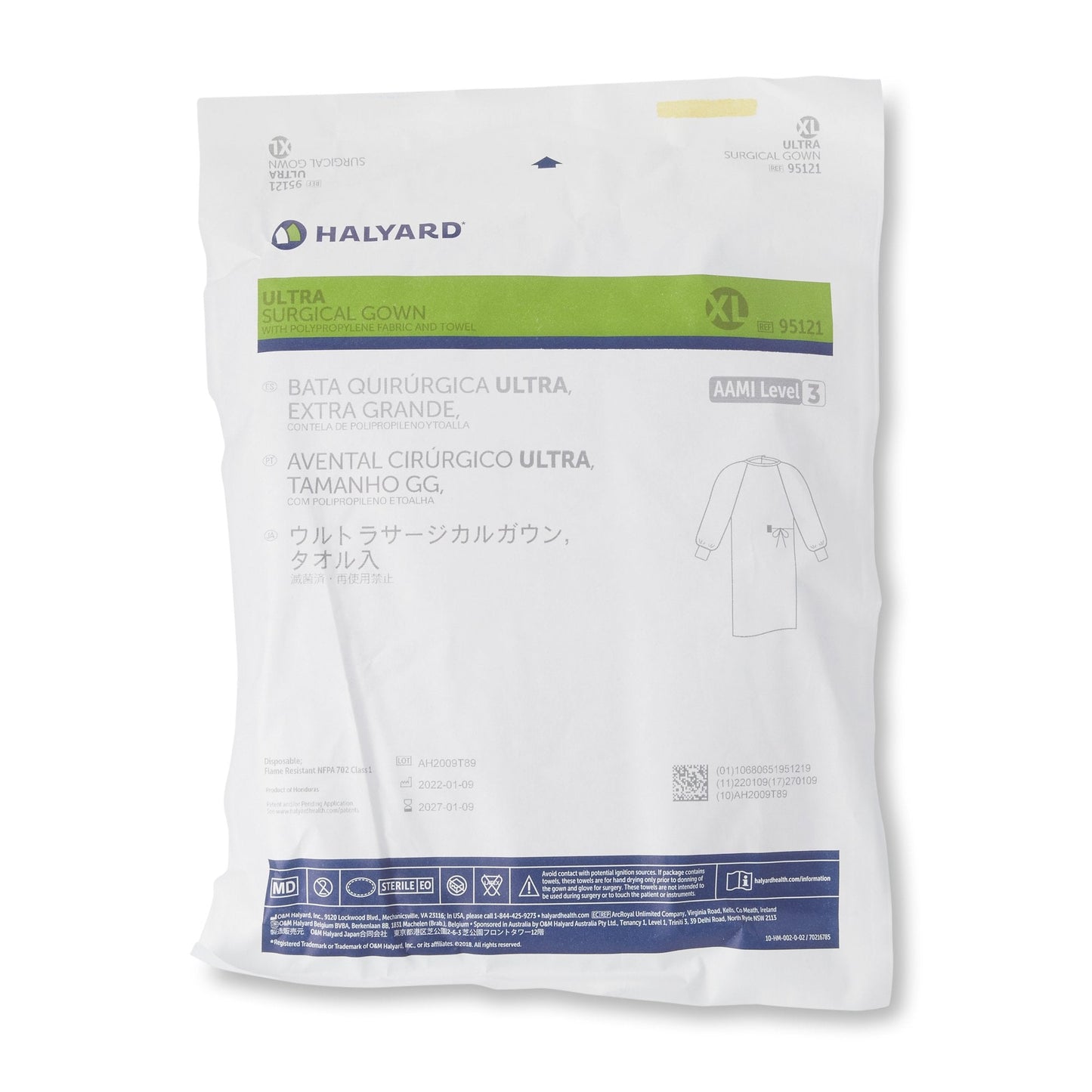 ULTRA Non-Reinforced Surgical Gown with Towel, X-Large 95121