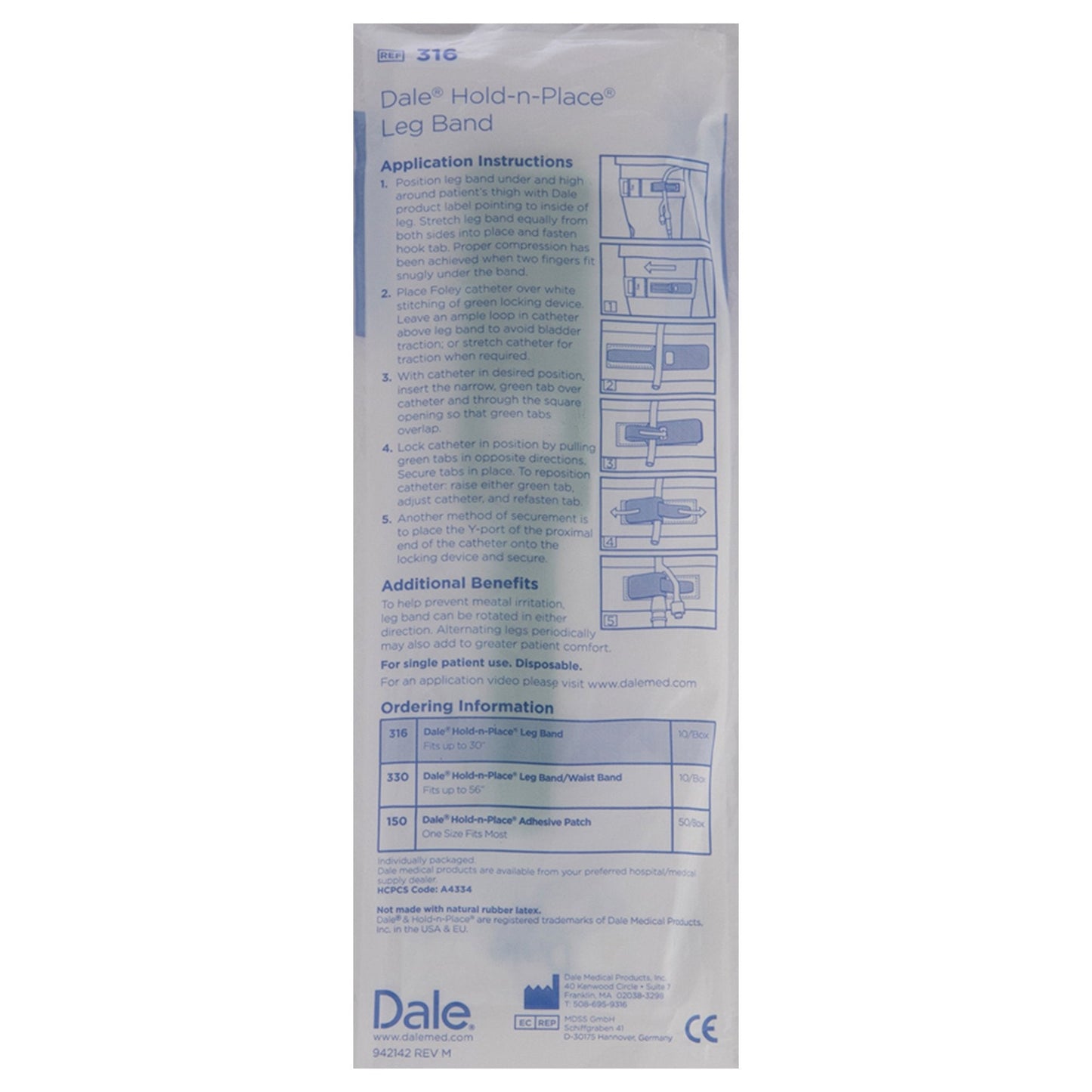 Dale® Leg Strap, Up to 30 Inches 316