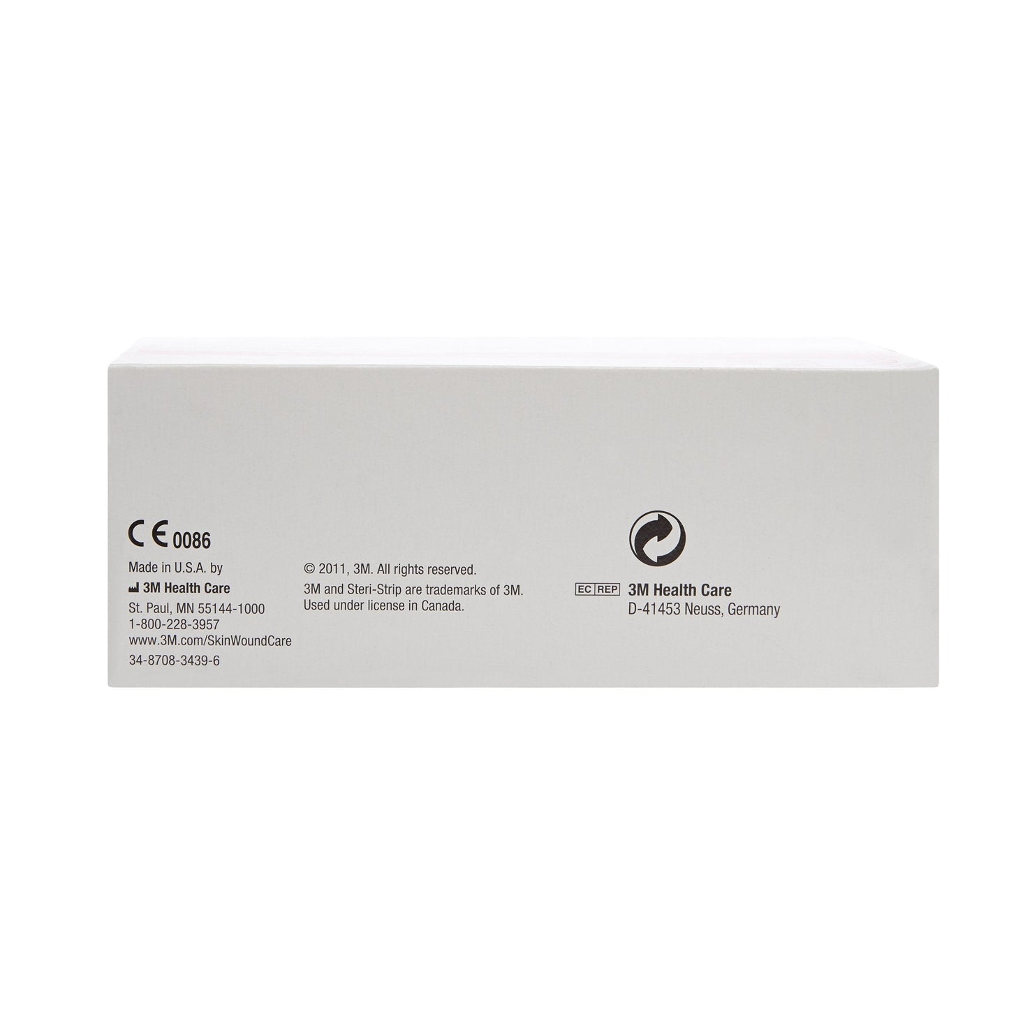3M Steri-Strip Skin Closure Strips, 1/4 inch x 3 Inch, Reinforced Strip, White R1541