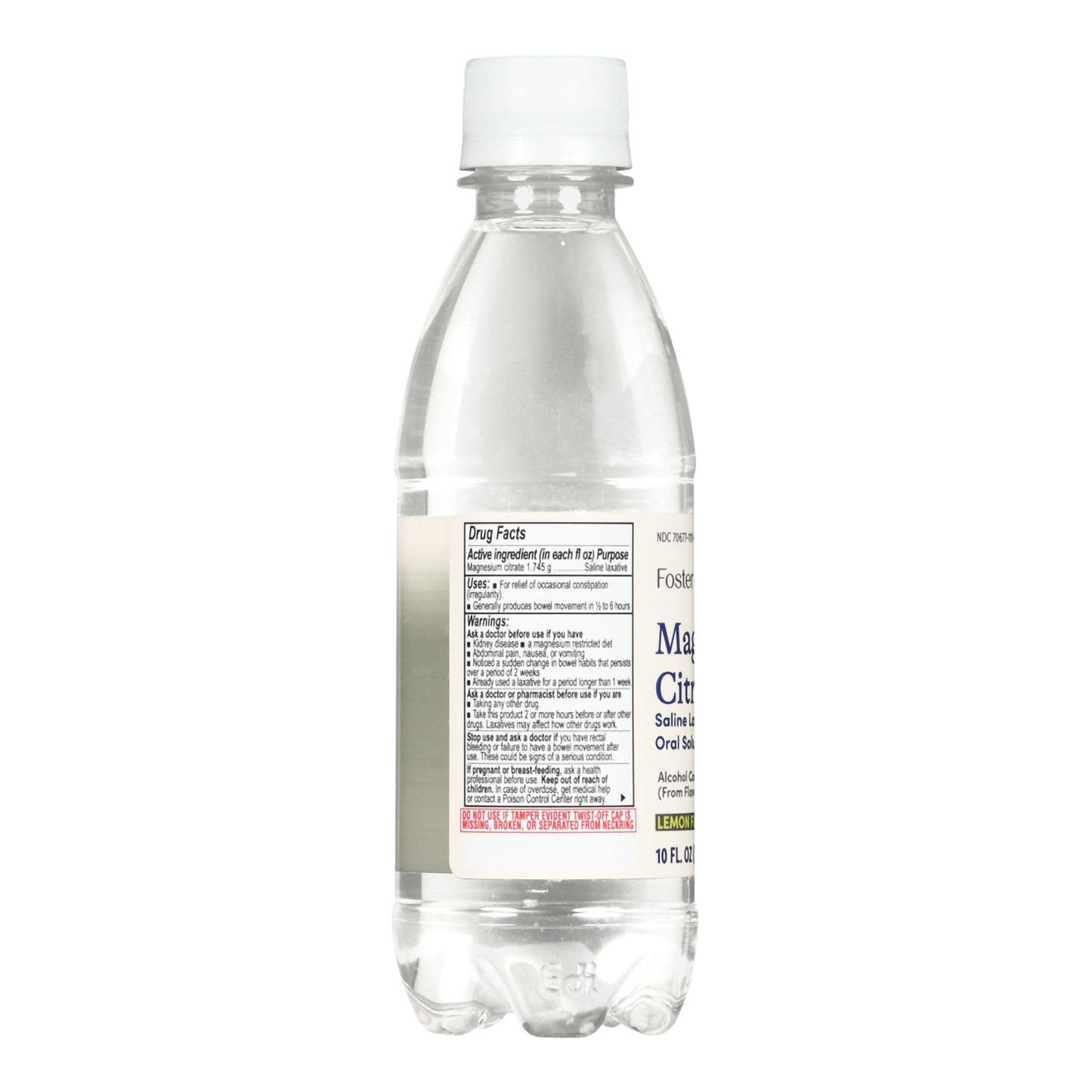 Foster & Thrive™ Magnesium Citrate Laxative, Lemon Flavor, 10-ounce bottle 70677111101