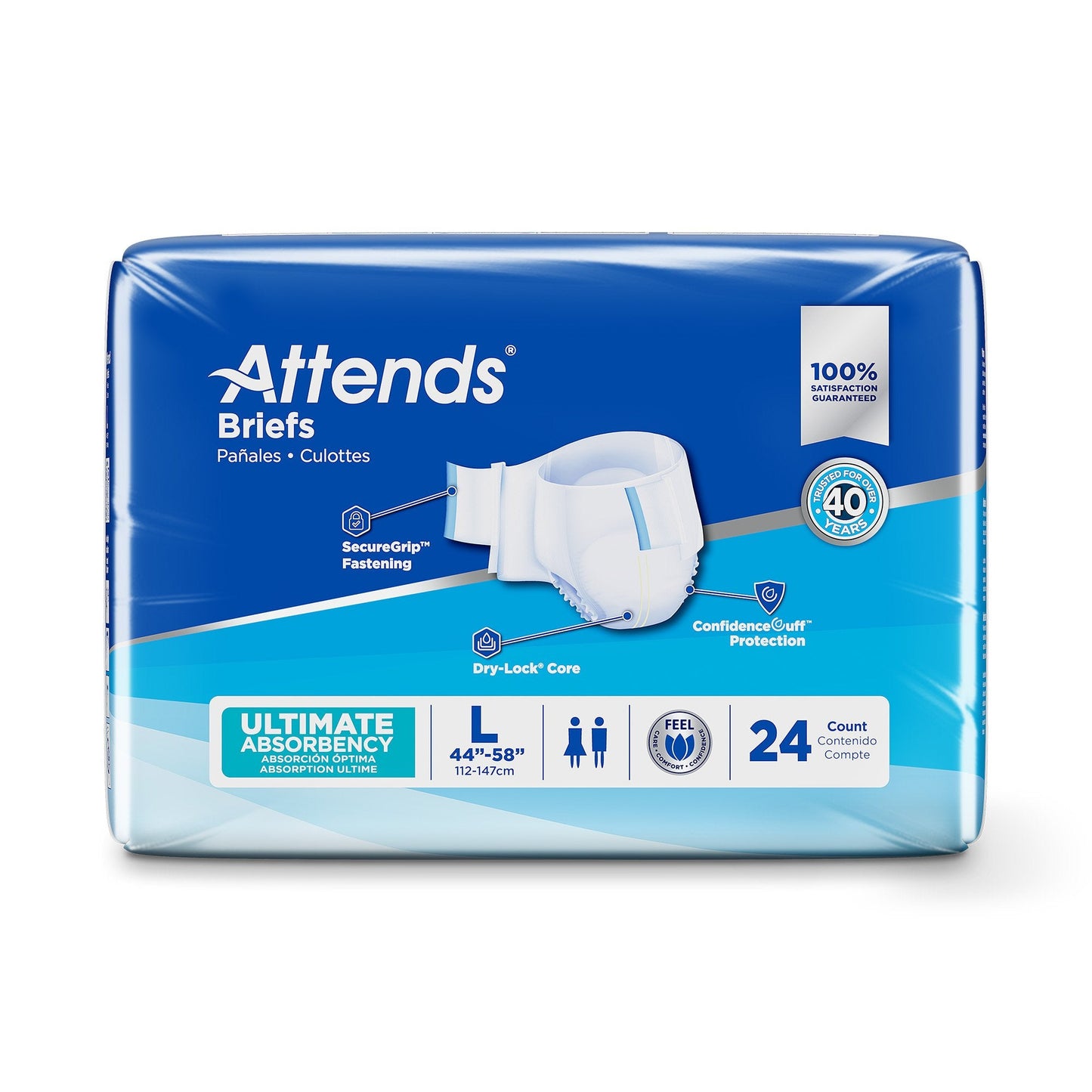 Attends® Advanced Briefs, Large DDC30