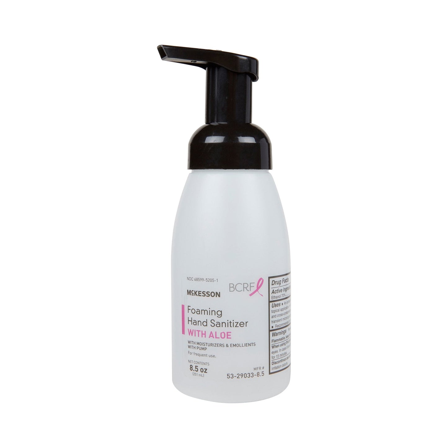McKesson Foaming Hand Sanitizer with Aloe, 8.5 oz. Pump Bottle 53-29033-8.5