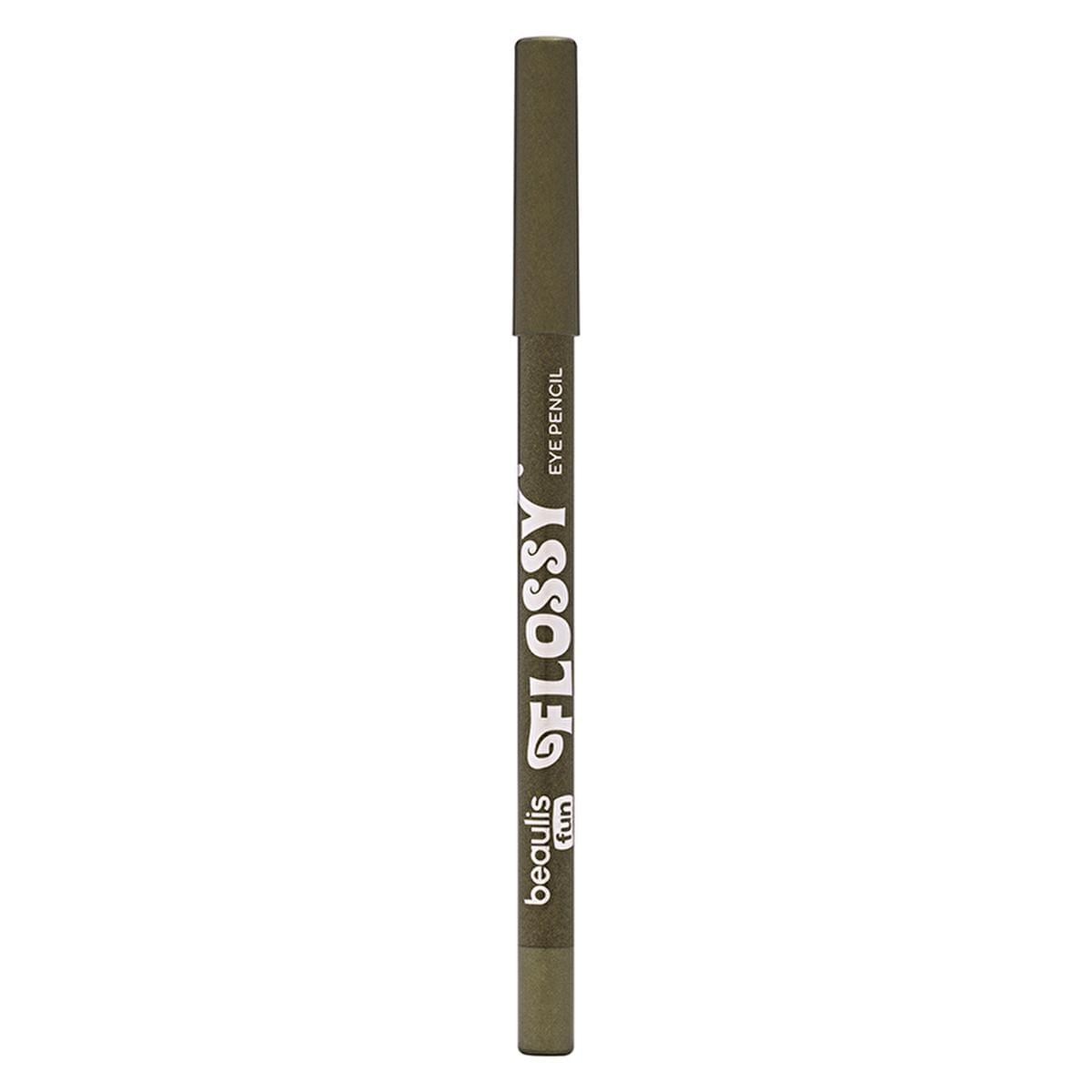 Beaulis Fun Flossy Green Eyeliner - Vibrant, Creamy Eye Makeup - 724 Green Elegance