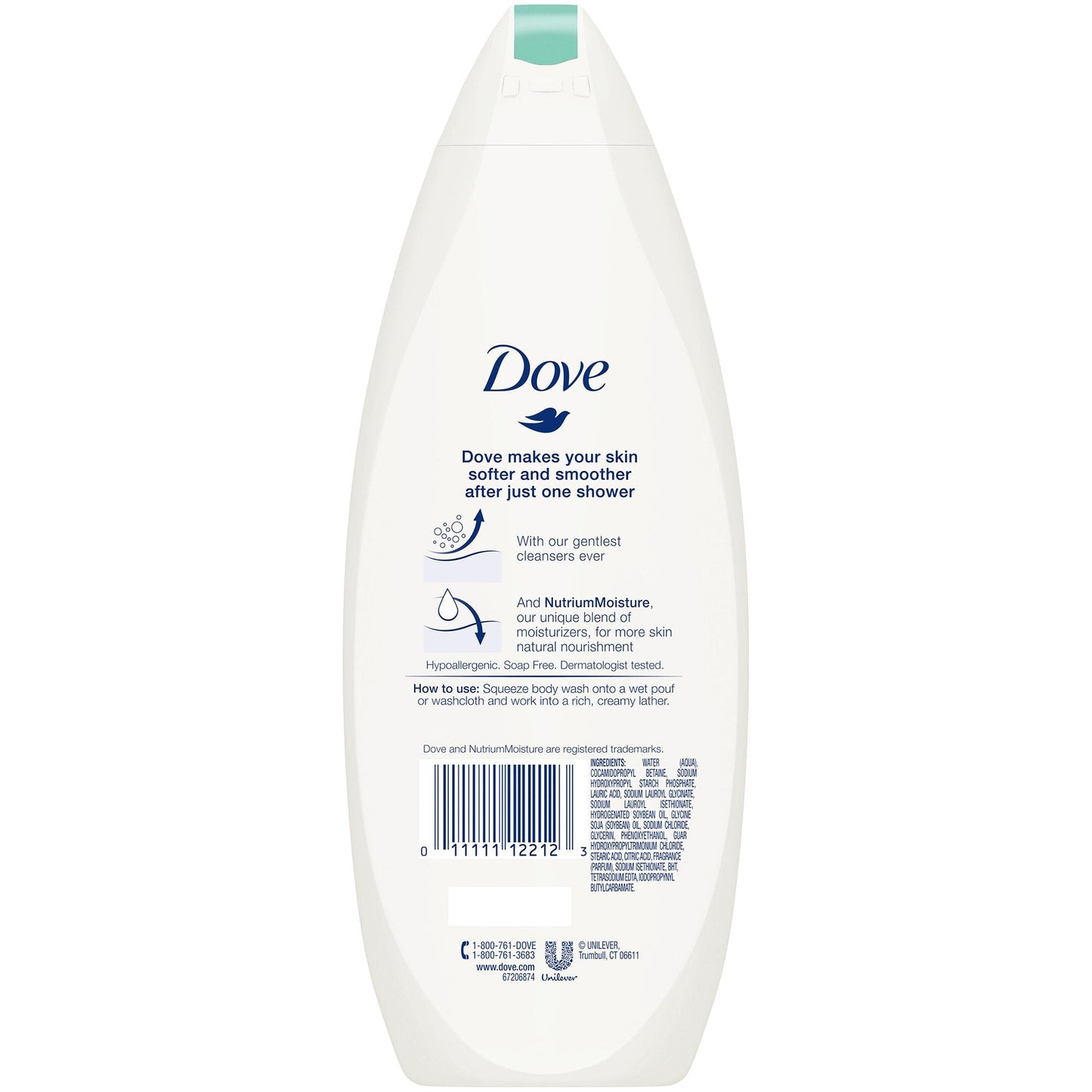 Dove® Sensitive Skin Body Wash 01111112212