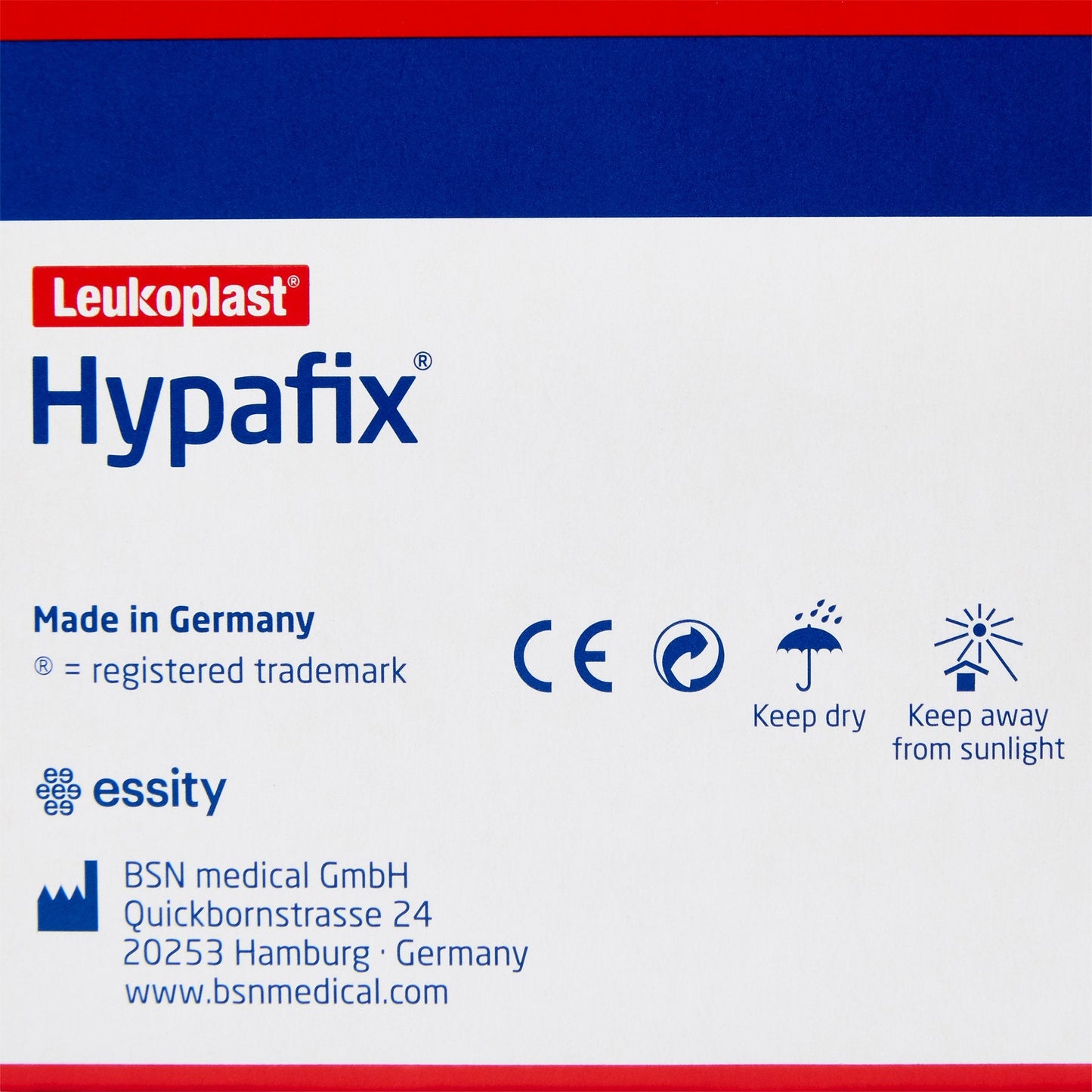 Hypafix® Nonwoven Dressing Retention Tape, 2 Inch x 10 Yard, White 4209