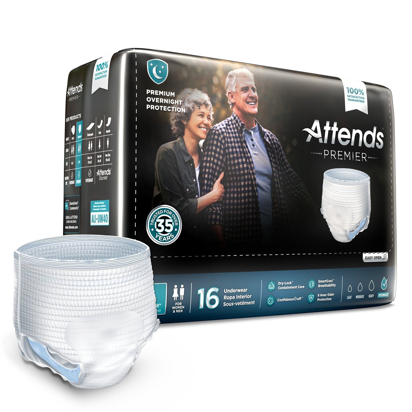 Attends® Premier Underwear, Large ALI-UW30