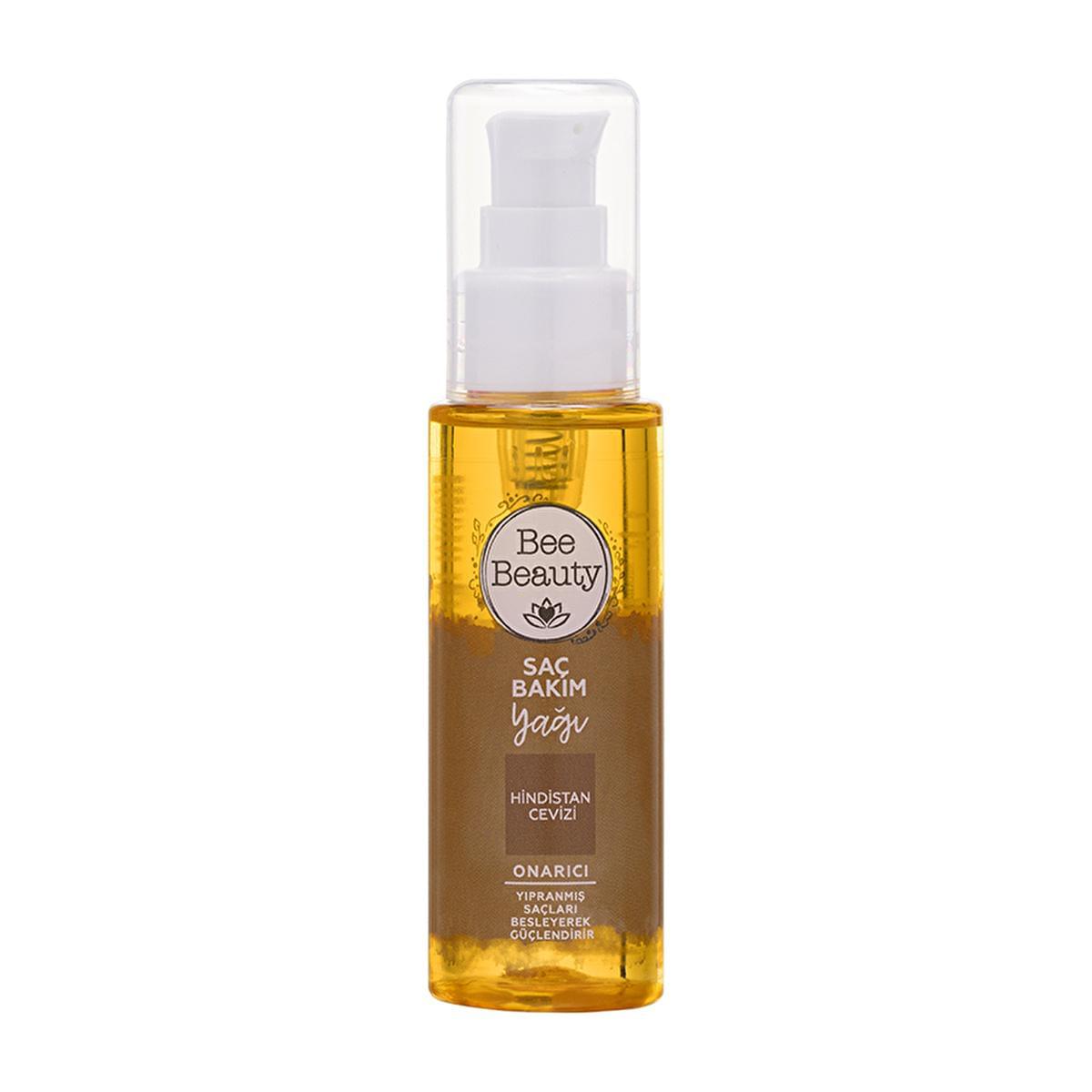 Bee Beauty Coconut Hair Care Oil - Nourishing, Strengthening, and Shine Enhancement for Dry, Damaged Hair