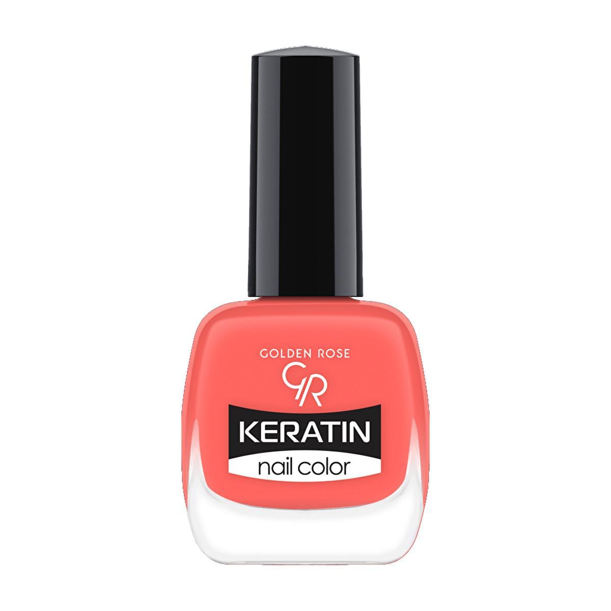 Golden Rose Keratin Nail Polish - Long Lasting Color & Nourishing Nail Care