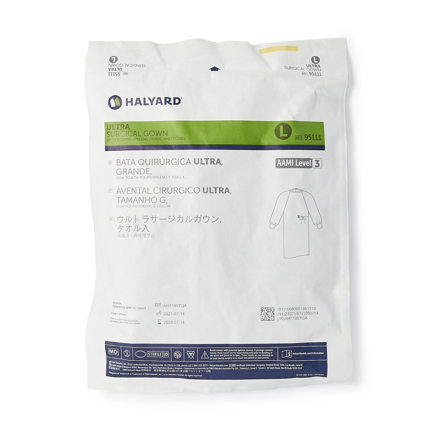 ULTRA Non-Reinforced Surgical Gown with Towel 95111