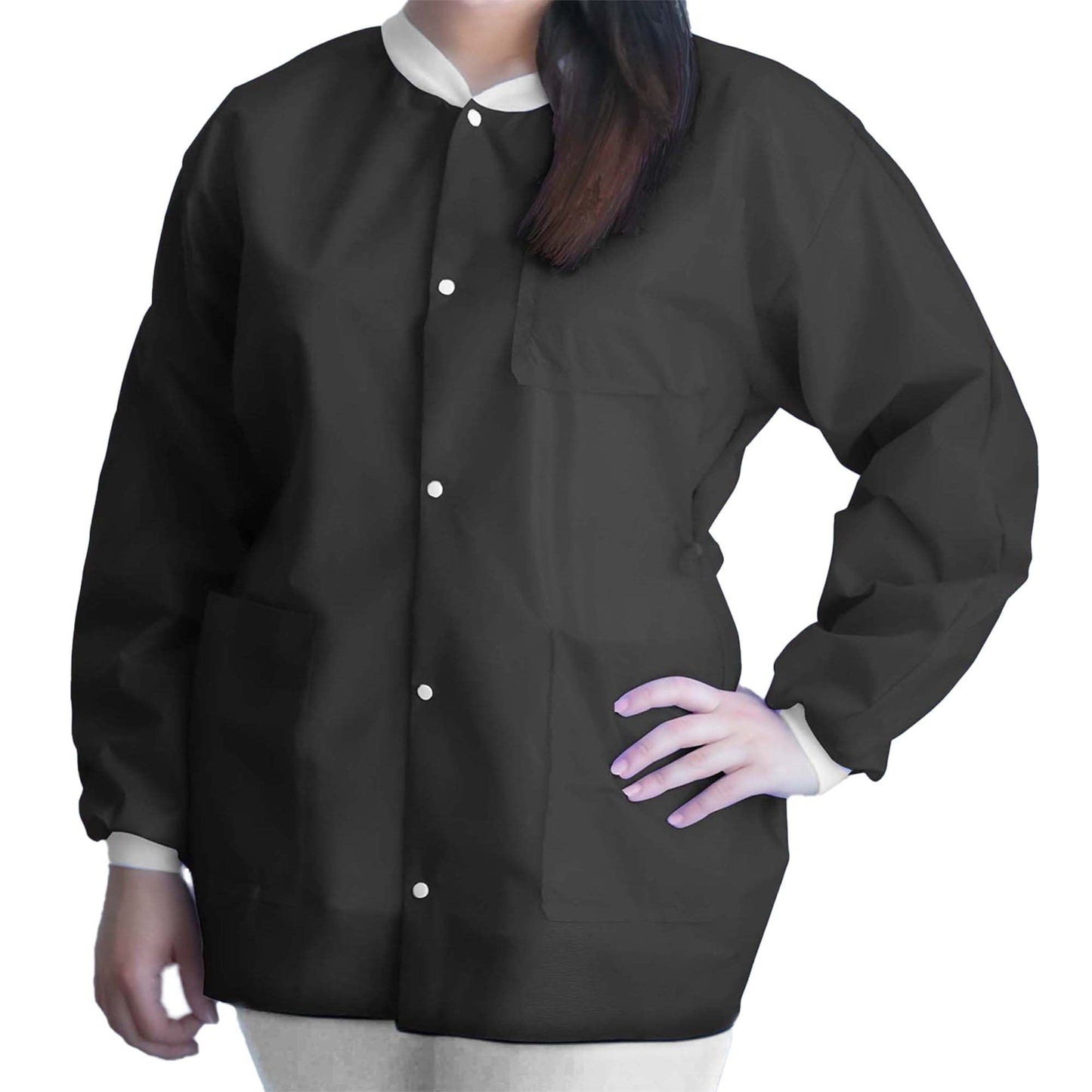FitMe™ Lab Jacket, Black, Medium UGJ-6500-M