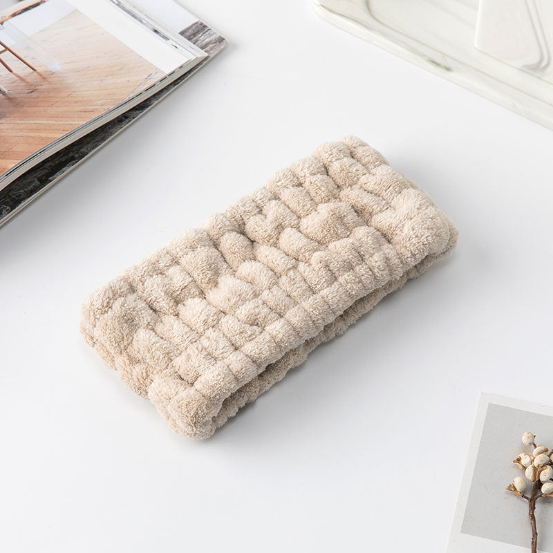 Elastic Plush Face Washing Headband