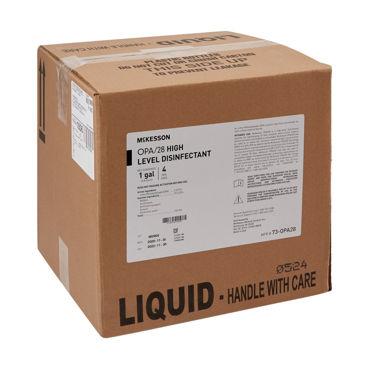 McKesson OPA High Level Disinfectant, 1 gal. Jug 73-OPA28