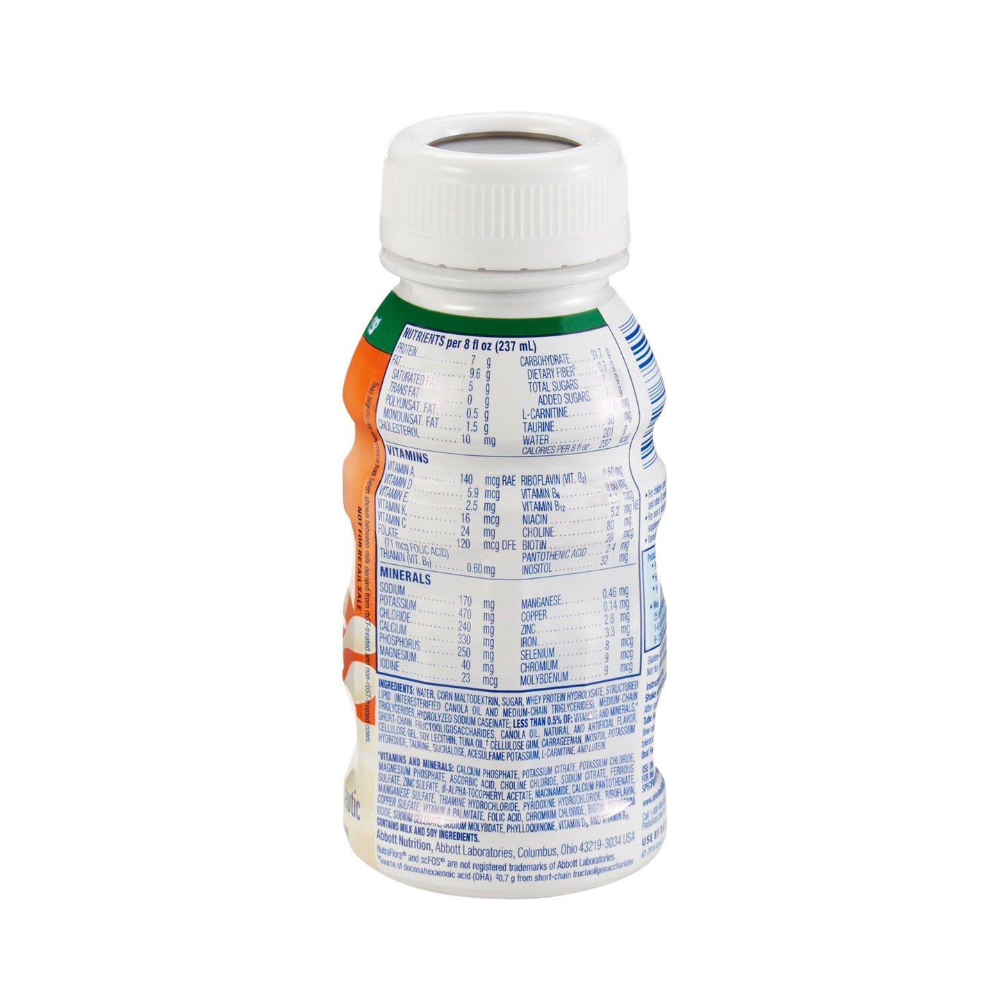 PediaSure® Peptide 1.0 Cal Peptide-Based Nutrition, Vanilla, 8-ounce bottle 67407