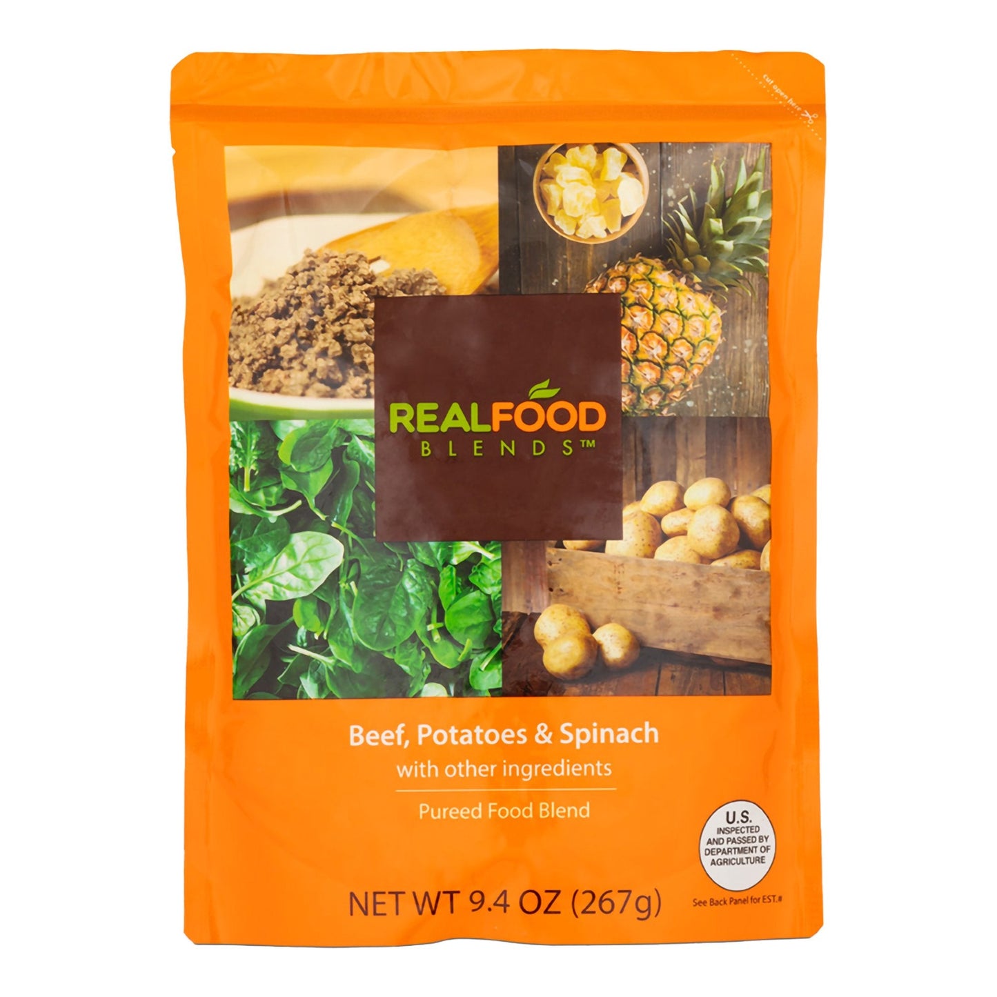 Real Food Blends™ Beef, Potatoes & Spinach Puree Blend for Tube Feeding, 9.4-oz. 176993