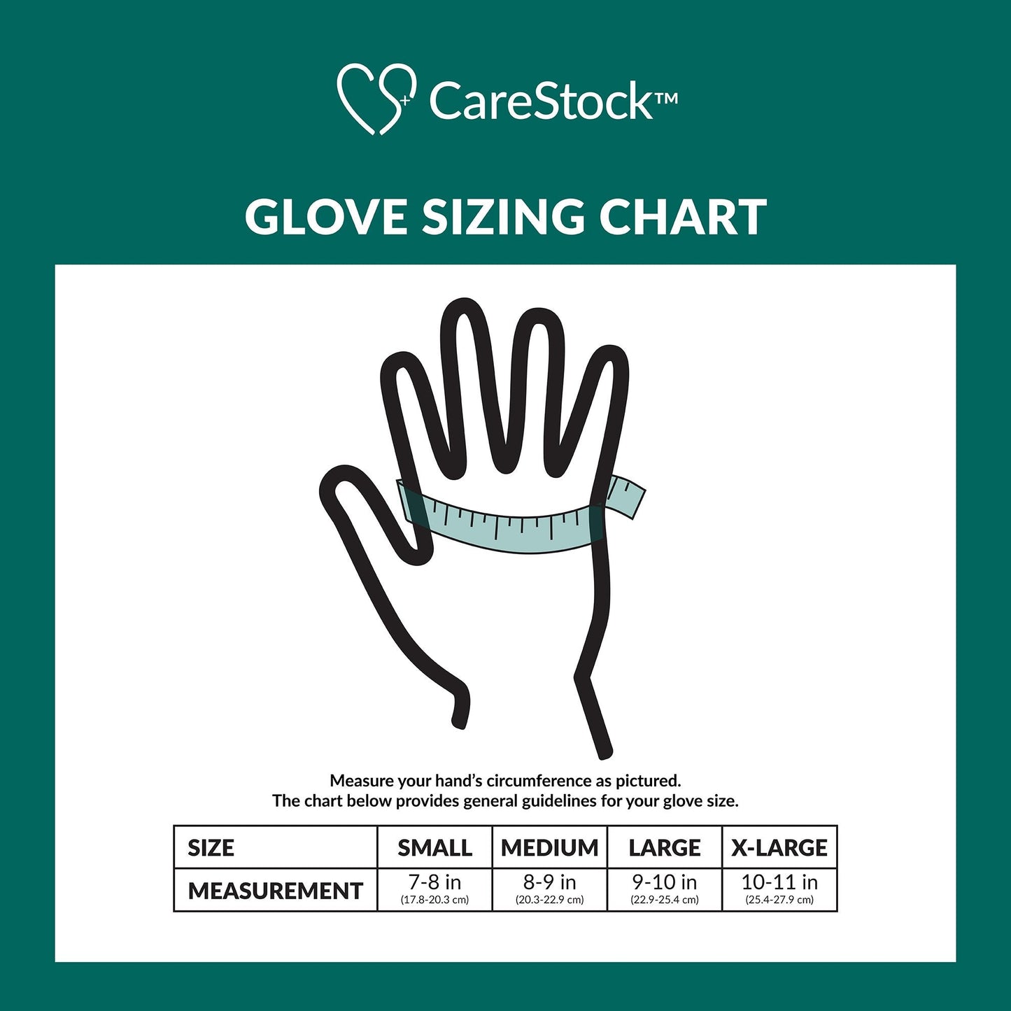 CareStock™ Nitrile Exam Glove, Medium, Blue CS2714