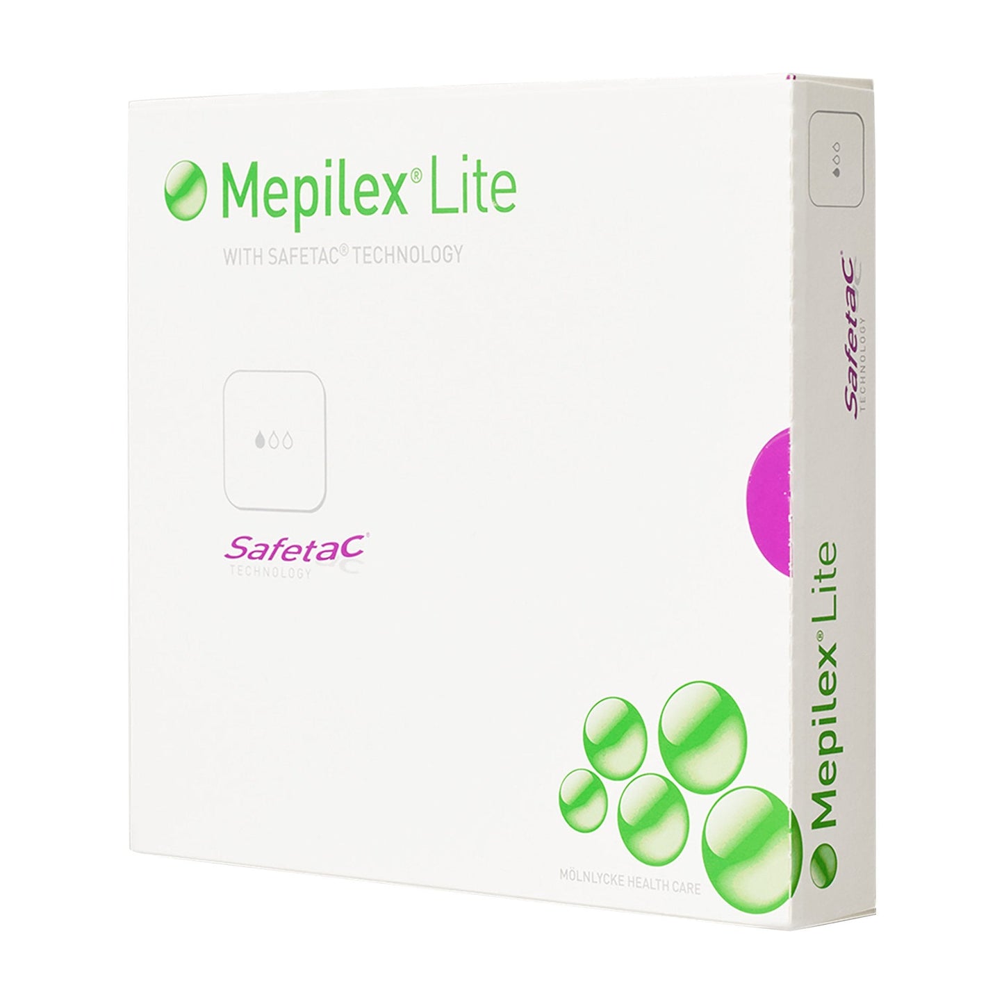 Mepilex® Lite Soft Silicone Foam Dressing, 15 x 15 Centimeter 284390