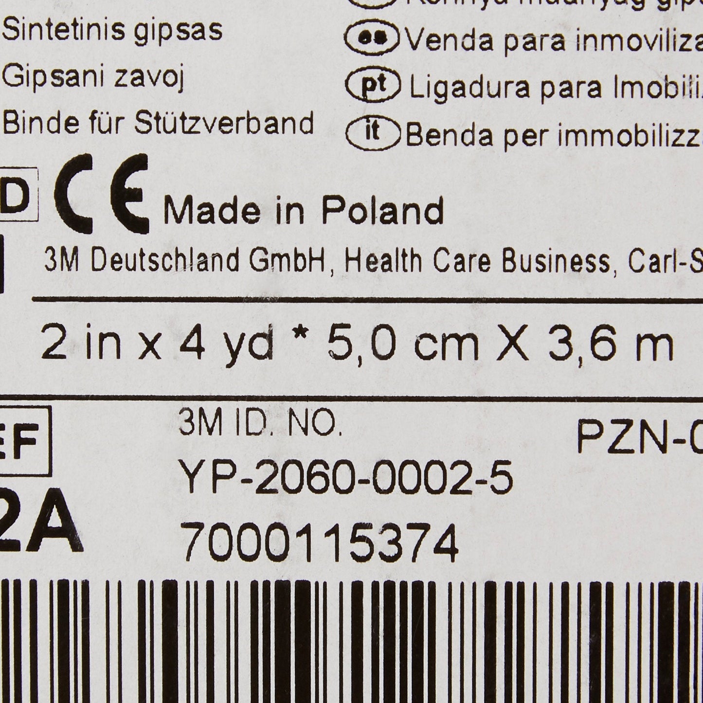 3M™ Scotchcast™ Plus Black Cast Tape, 2 Inch x 4 Yard 82002A