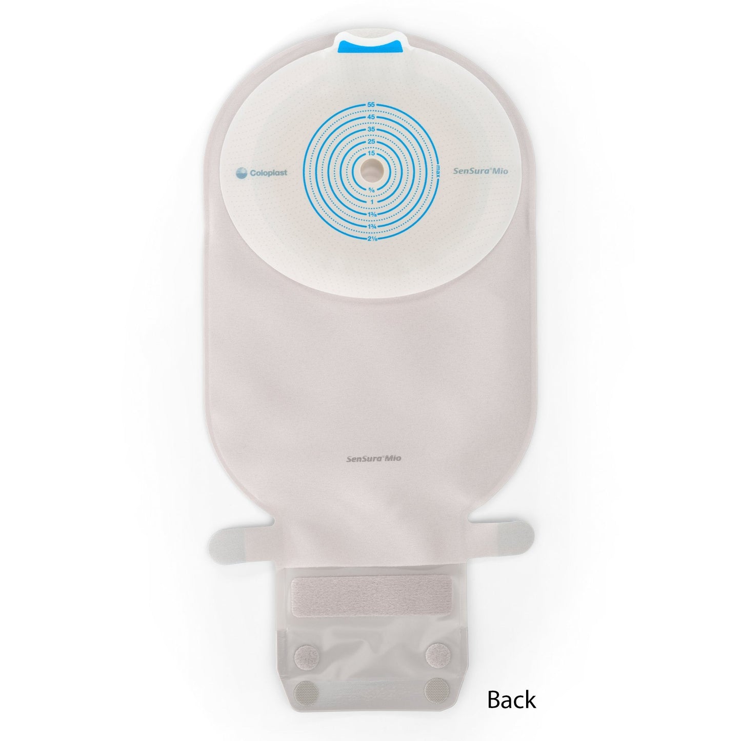 SenSura® Mio Flat 1-Piece Opaque Ostomy Pouch, Trim to fit 10 – 55 mm Stomas 10471