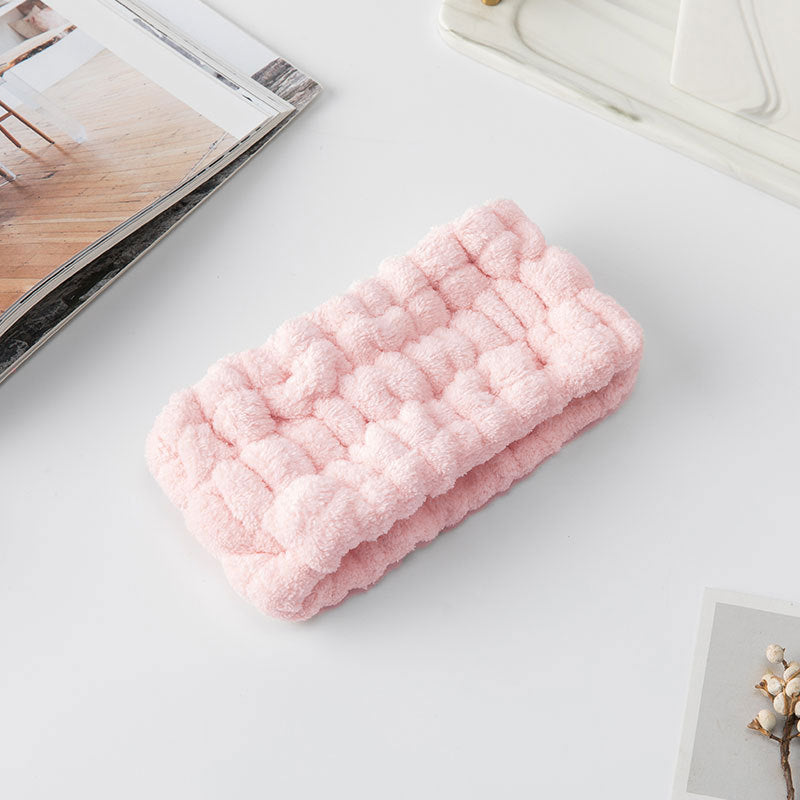 Elastic Plush Face Washing Headband