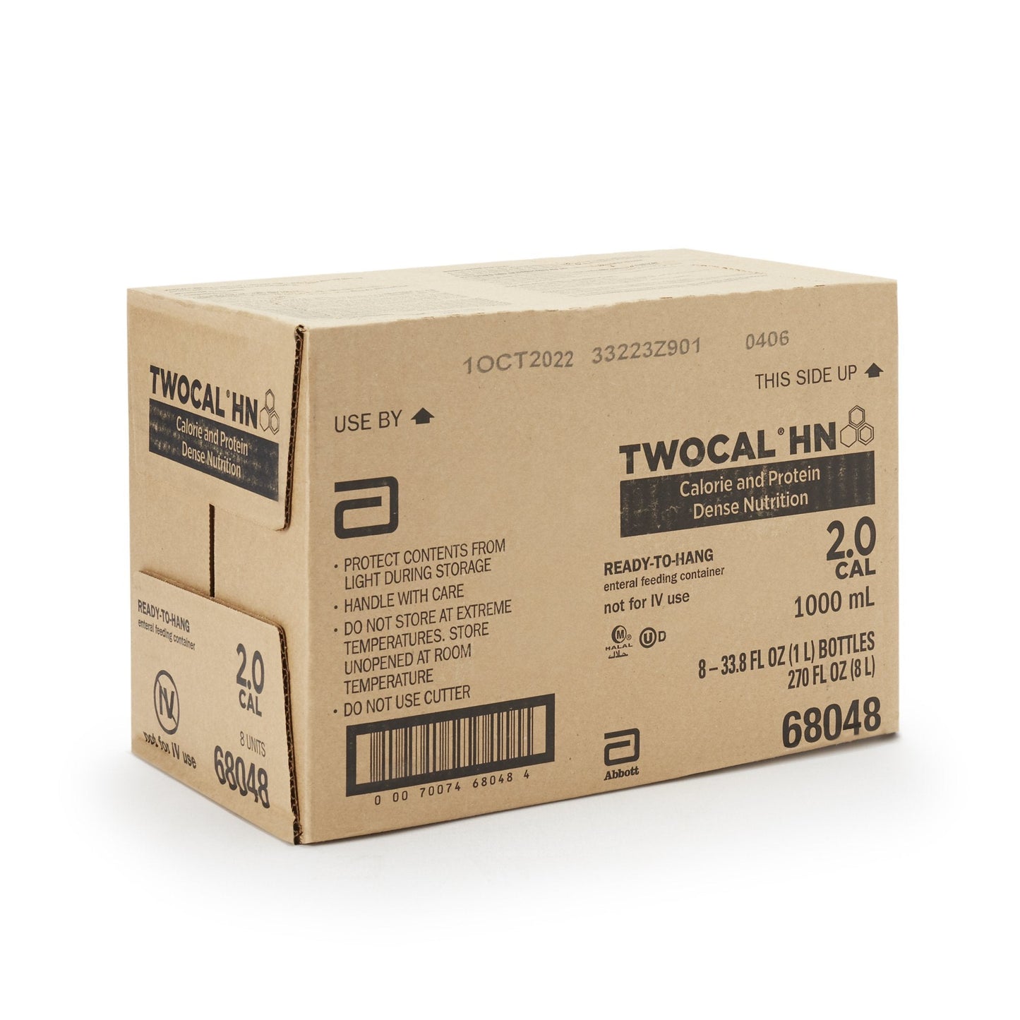 TwoCal® HN Tube Feeding Formula, 1 Liter Ready to Hang Bottle 68048