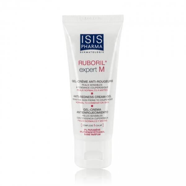 Isis Pharma Ruboril Expert M Sensitive Skin Face Cream - Hypoallergenic & Fragrance-Free Moisturizer for Normal & Combination Skin