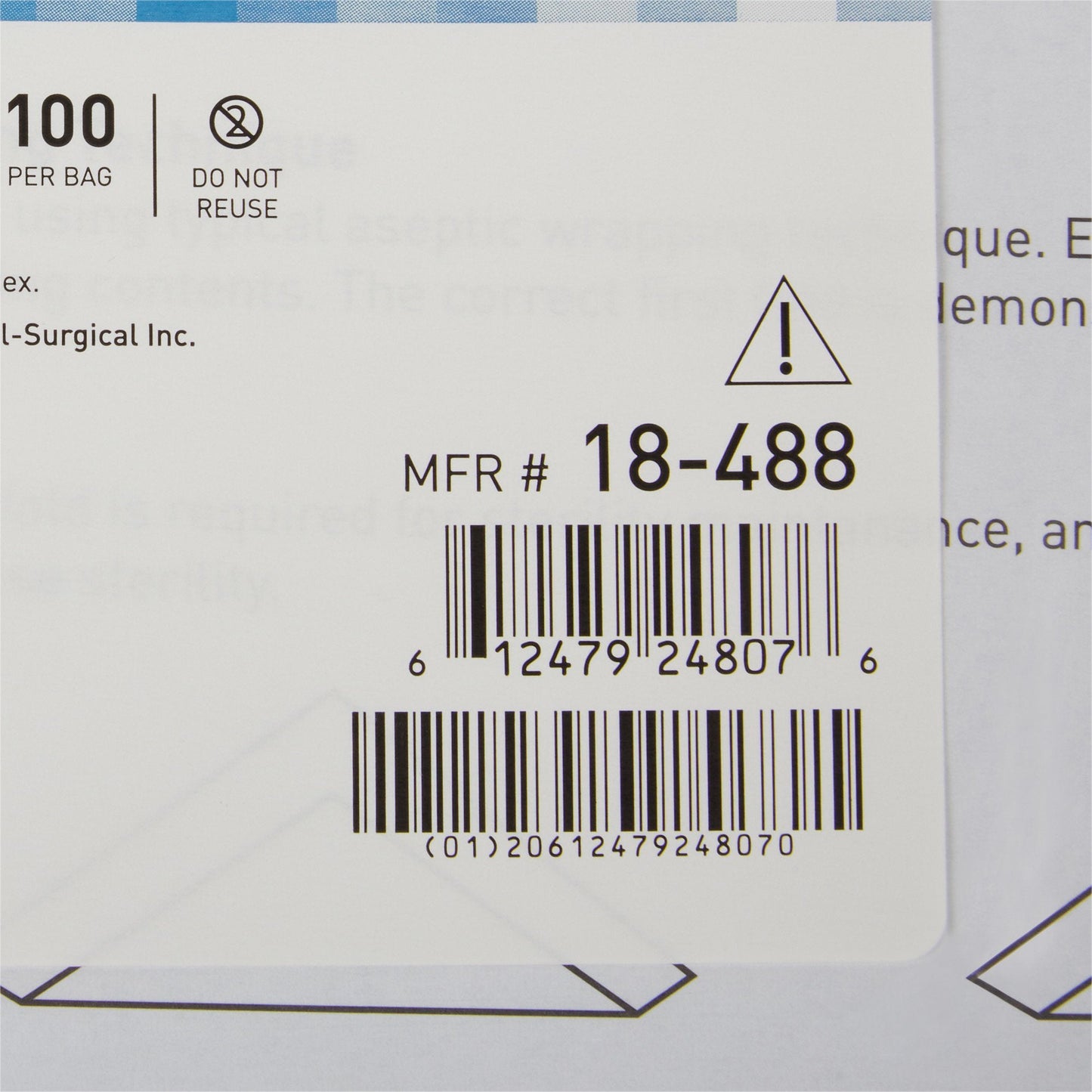 McKesson Single Layer Sterilization Wrap, 24 x 24 Inch 18-488