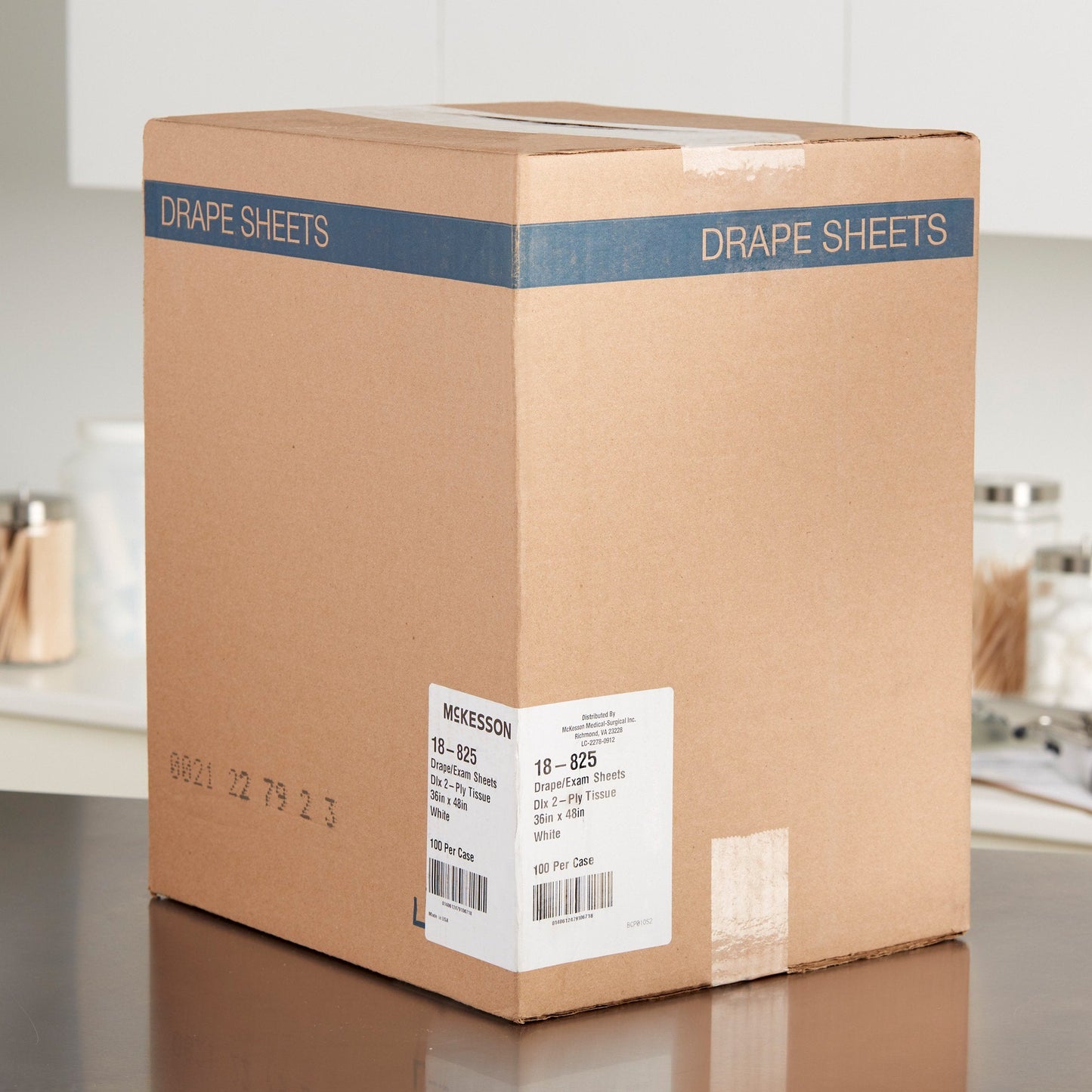 McKesson Nonsterile Physical Exam Drape, 36 x 48 Inch 18-825