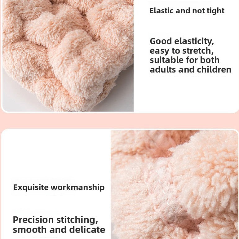 Elastic Plush Face Washing Headband