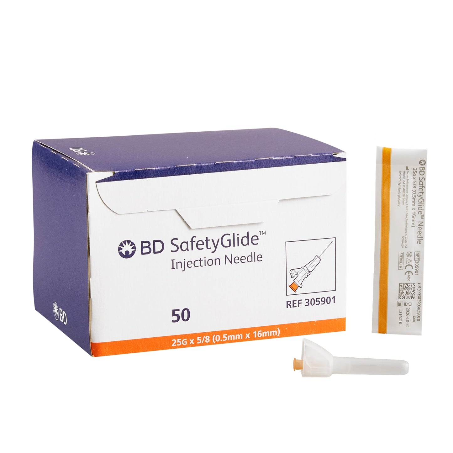 BD SafetyGlide™ Safety Hypodermic Sliding Safety Needle