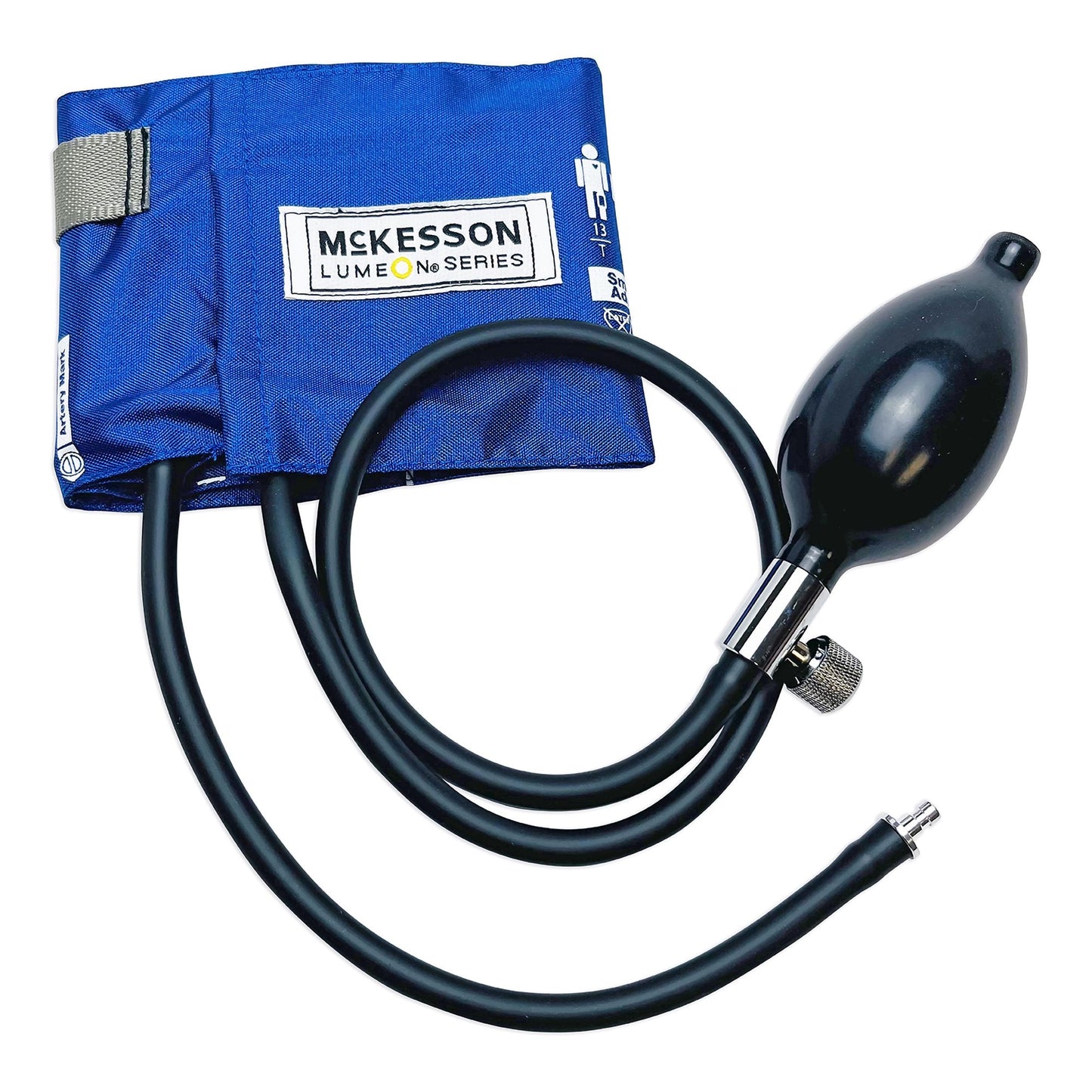 McKesson Lumeon Blood Pressure Bulb and Cuff, Child Arm, Small, 19-27 cm 01-865-10SARBGM