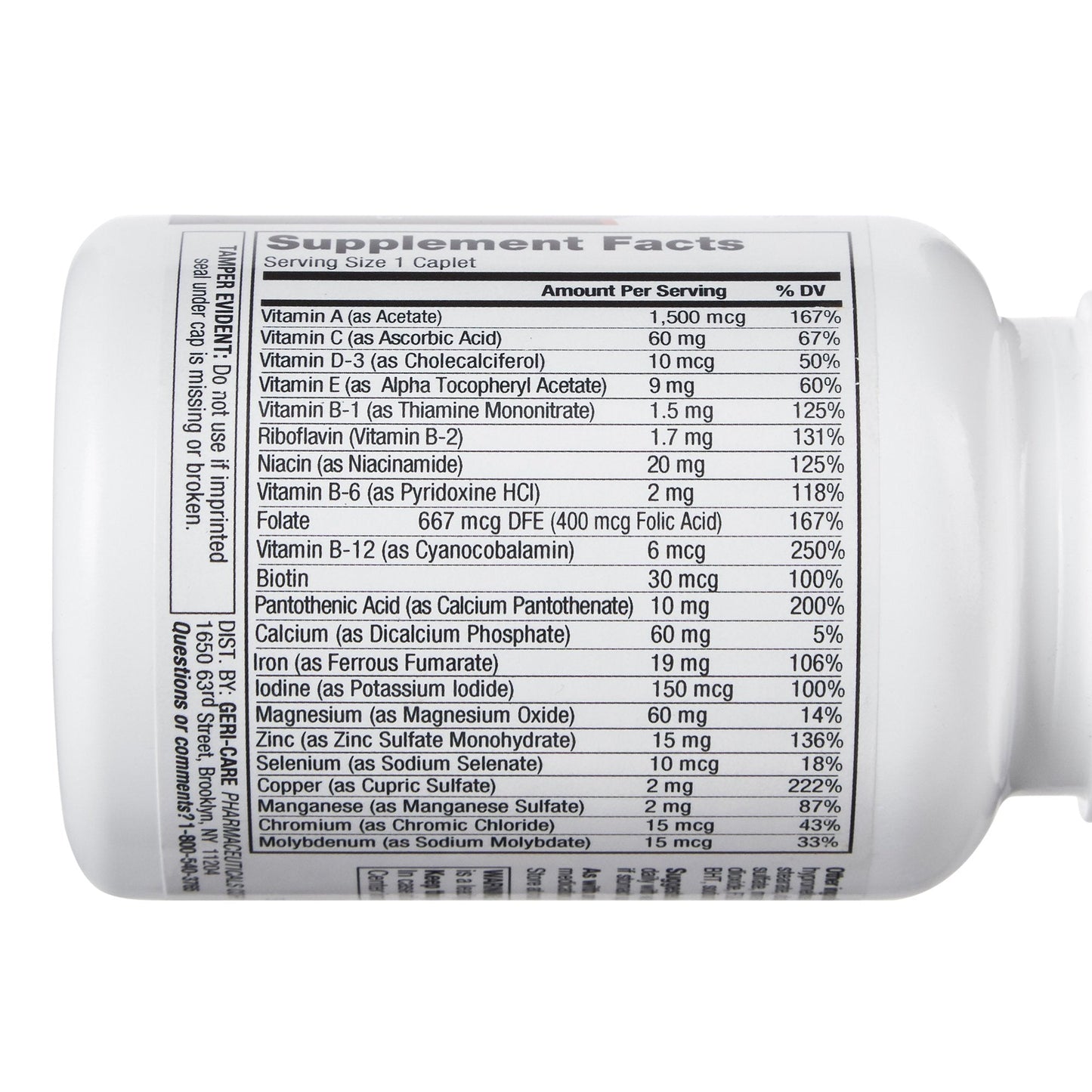 Geri-Care® Multivitamin Supplement with Minerals 621-01-GCP