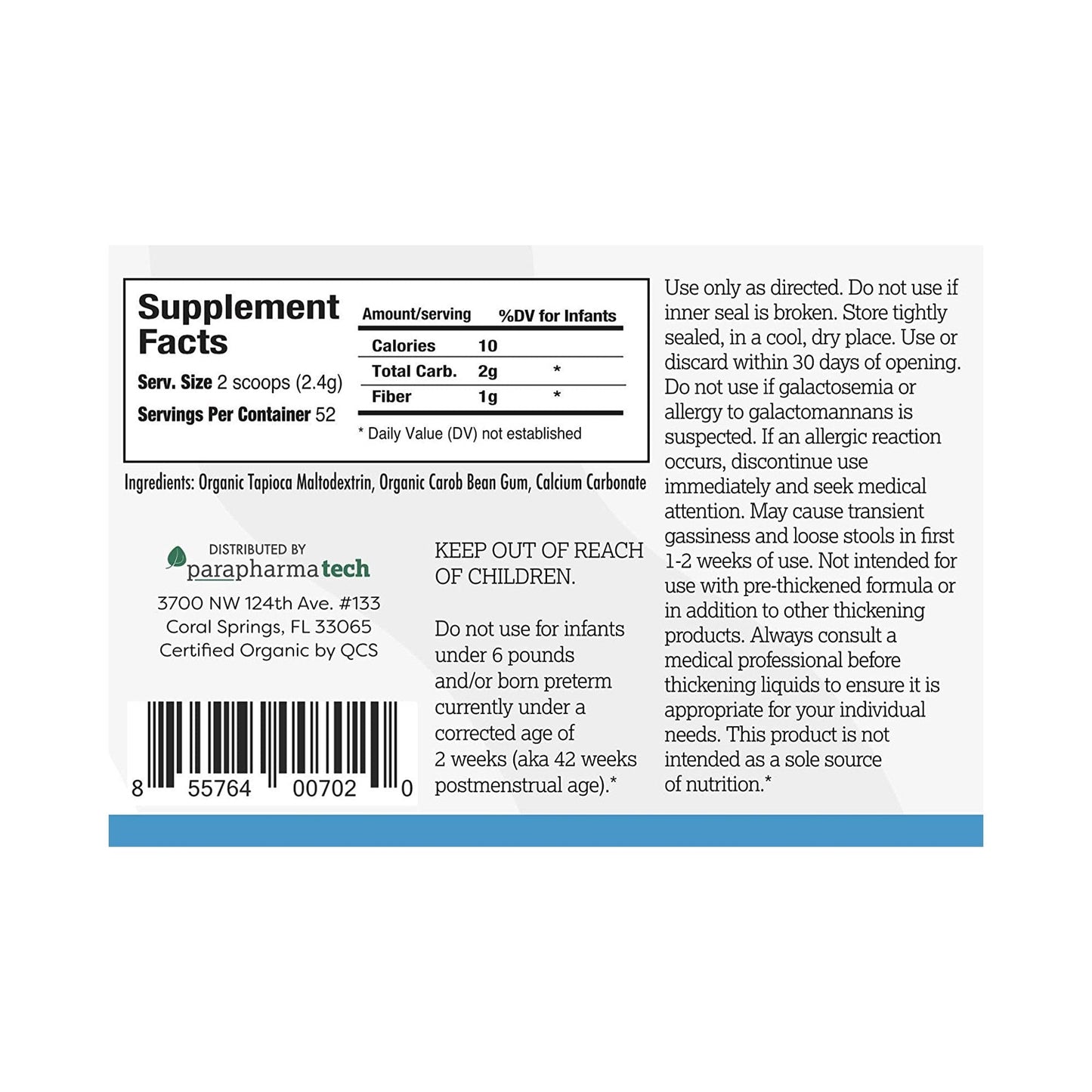 Gelmix® Infant Thickener GEL-WHO-004