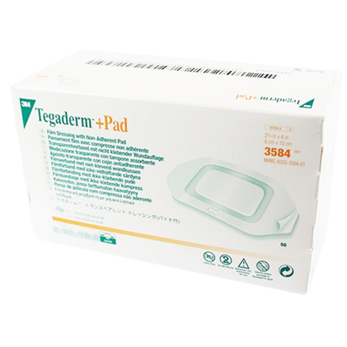 3M™ Tegaderm™ +Pad Film Dressing with Non-Adherent Pad
