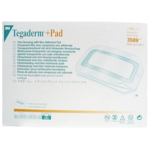 3M™ Tegaderm™ +Pad Film Dressing with Non-Adherent Pad