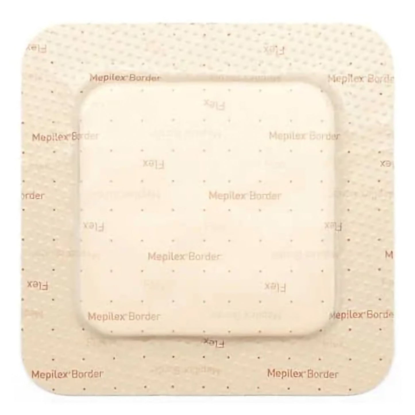 Mepilex® Border Flex Adhesive with Border Foam Dressing, 3 x 3 Inch 595200