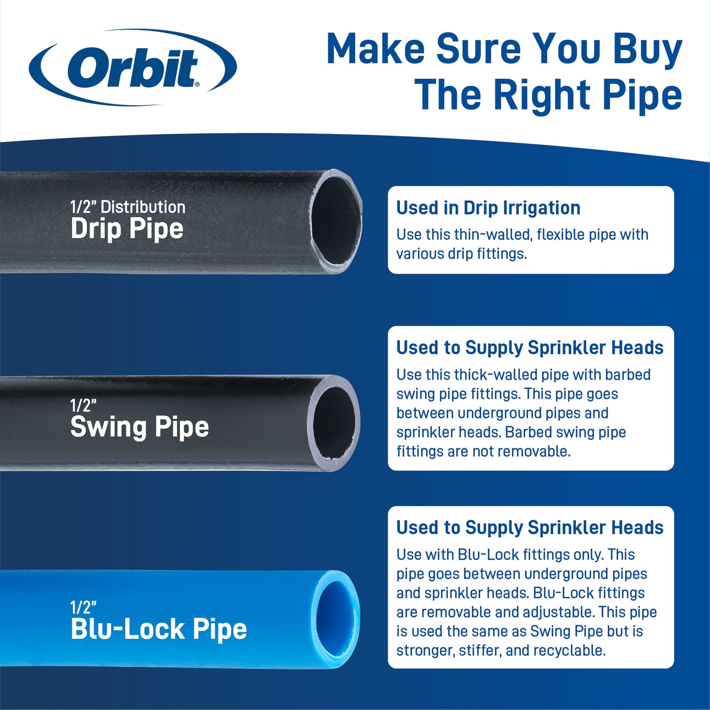 1/2" x 10' Riser Flex Pipe 37153