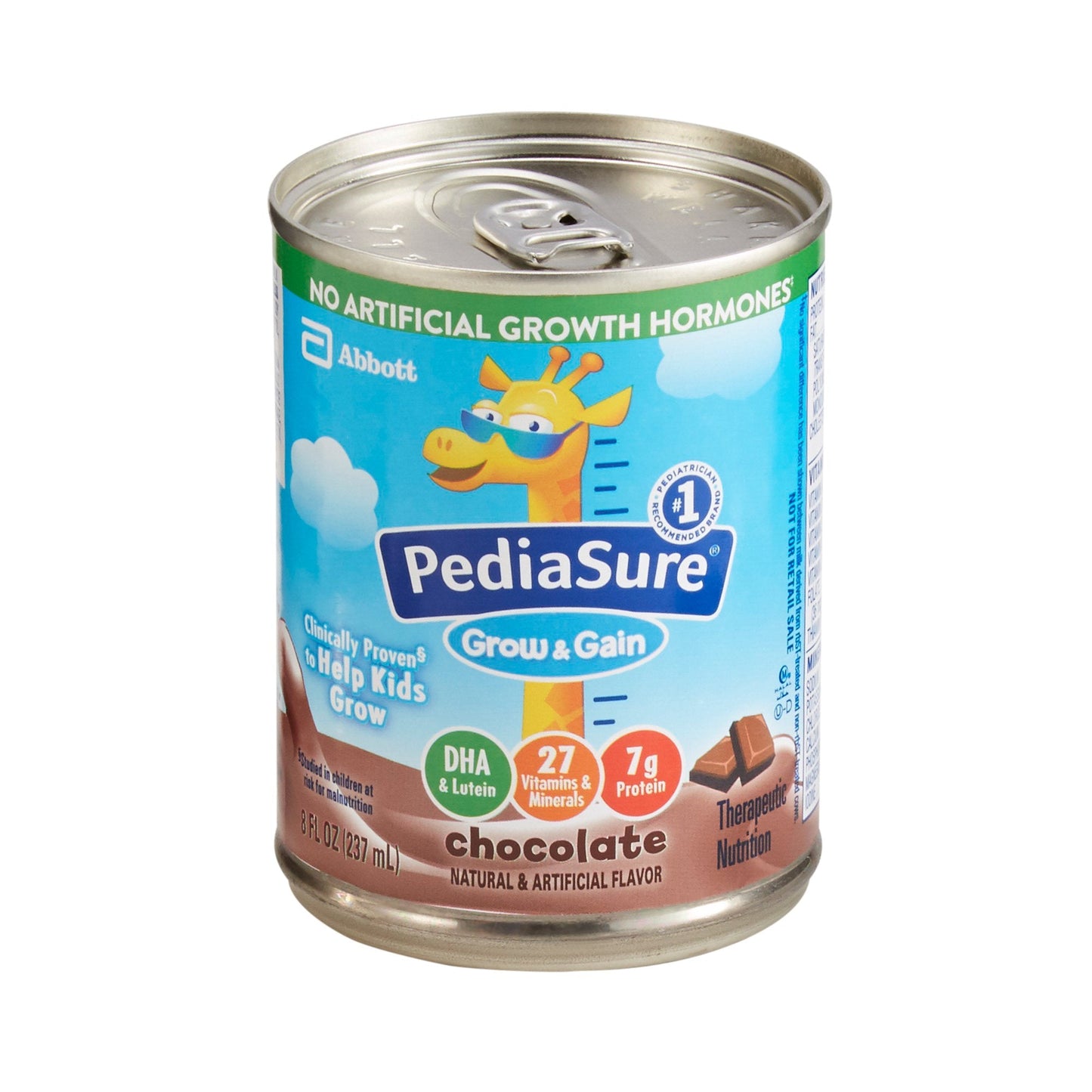 PediaSure® Grow & Gain Therapeutic Nutrition, Chocolate, 8-ounce can 67523