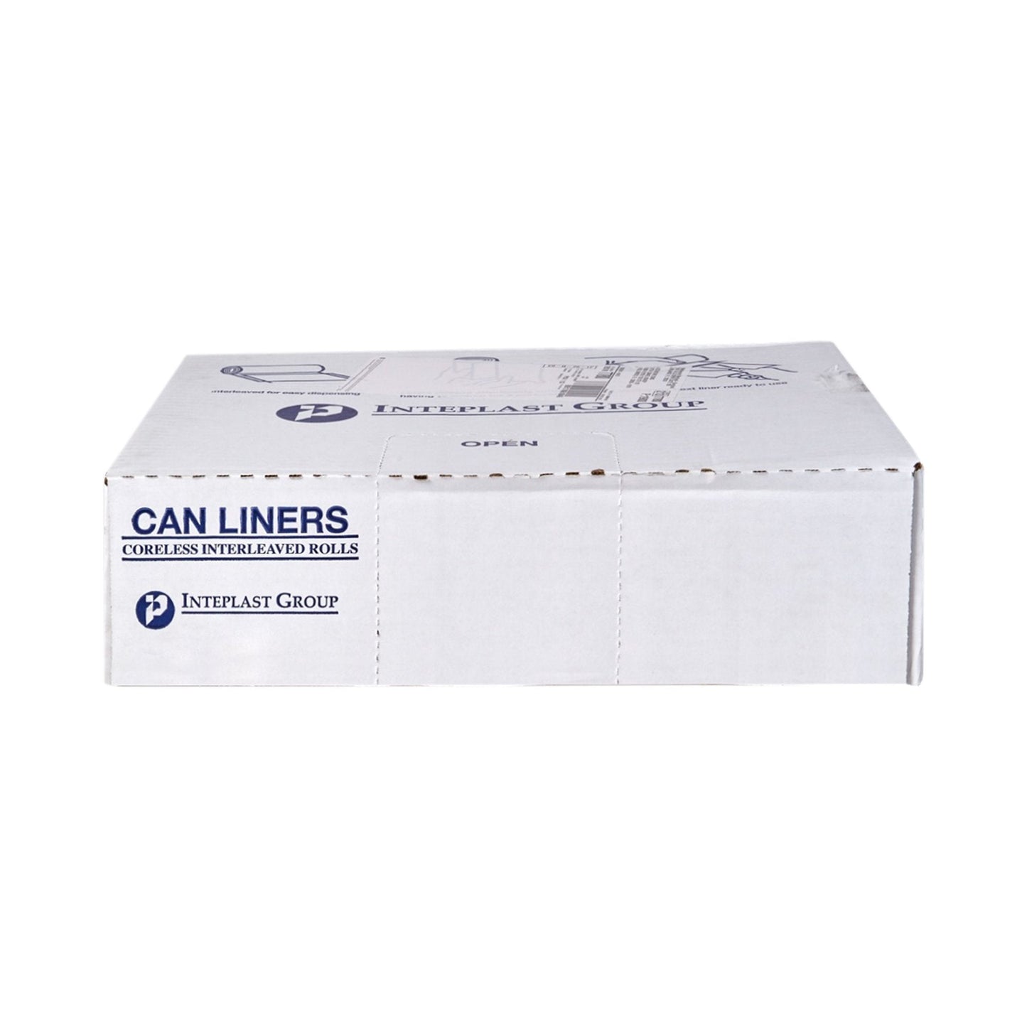 McKesson Medium Duty Clear Trash Bag, 45 gal, 12 Mic S404812N-1