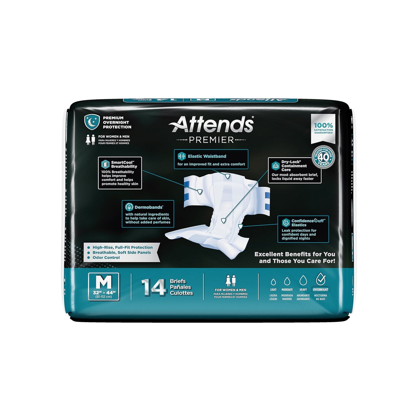 Attends® Premier Briefs, Medium ALI-BR20