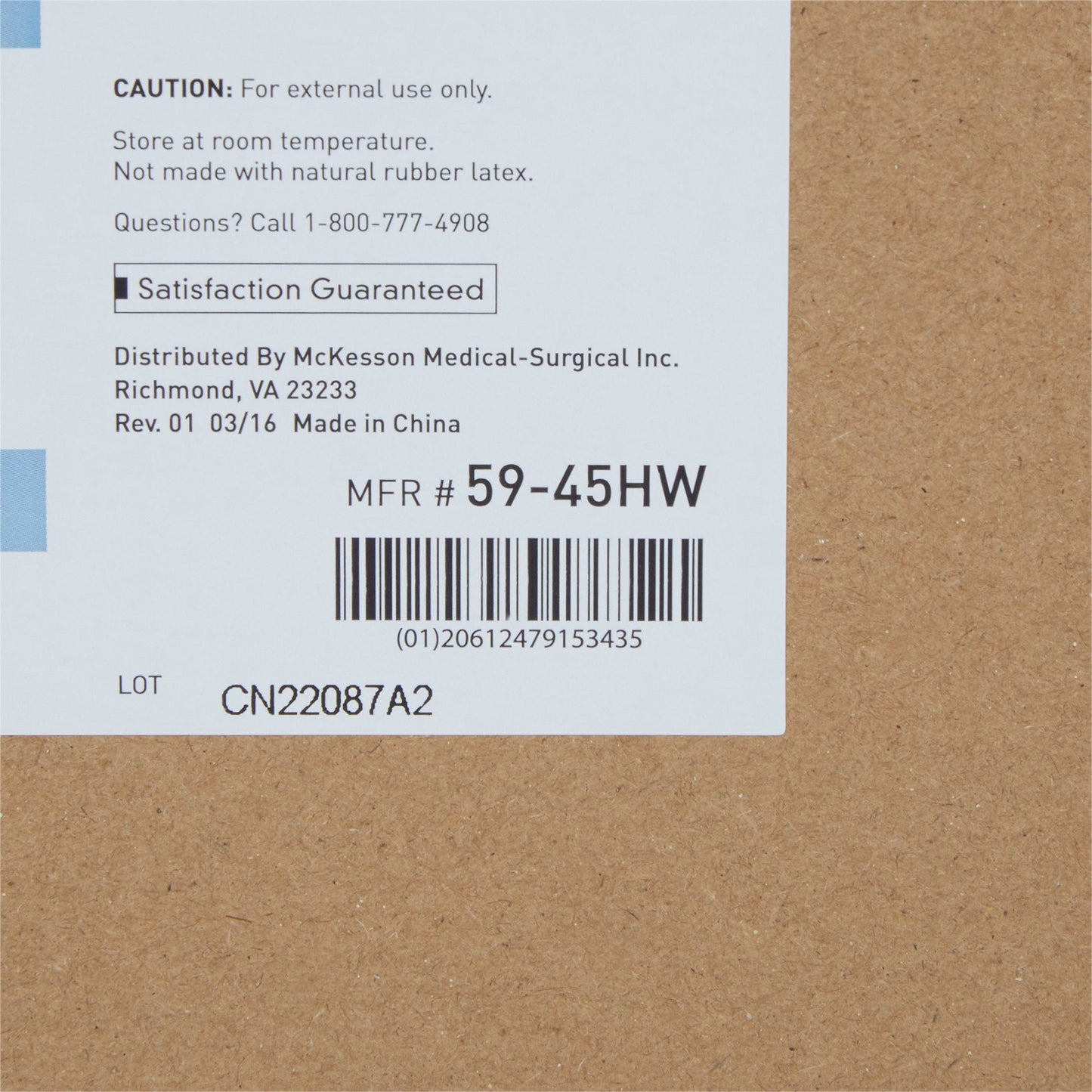 McKesson Infant Heel Warmer, 3¾ x 5½ Inch 59-45HW