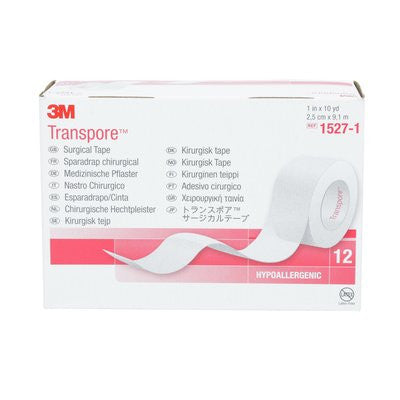 3M Transpore Clear Porous Plastic Tape - 1527
