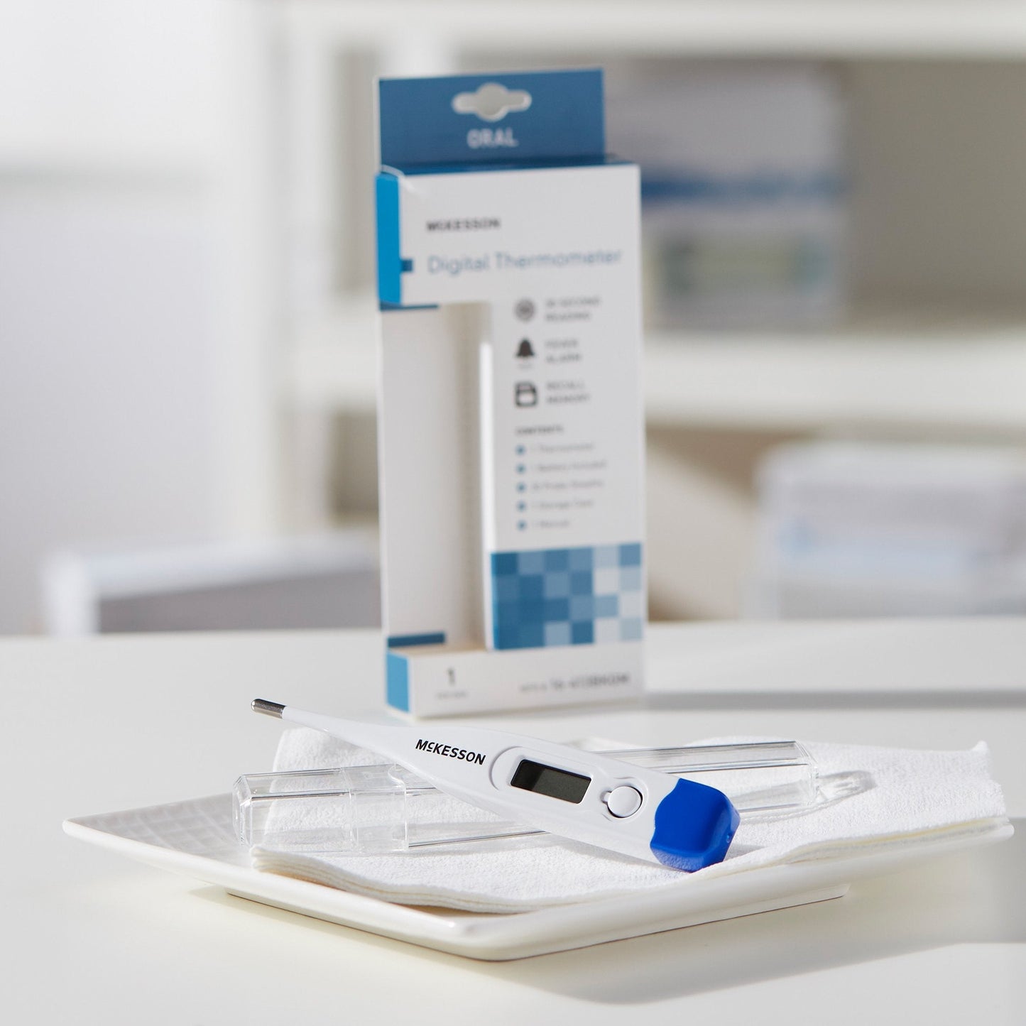 McKesson Digital Oral Thermometer 16-413BKGM