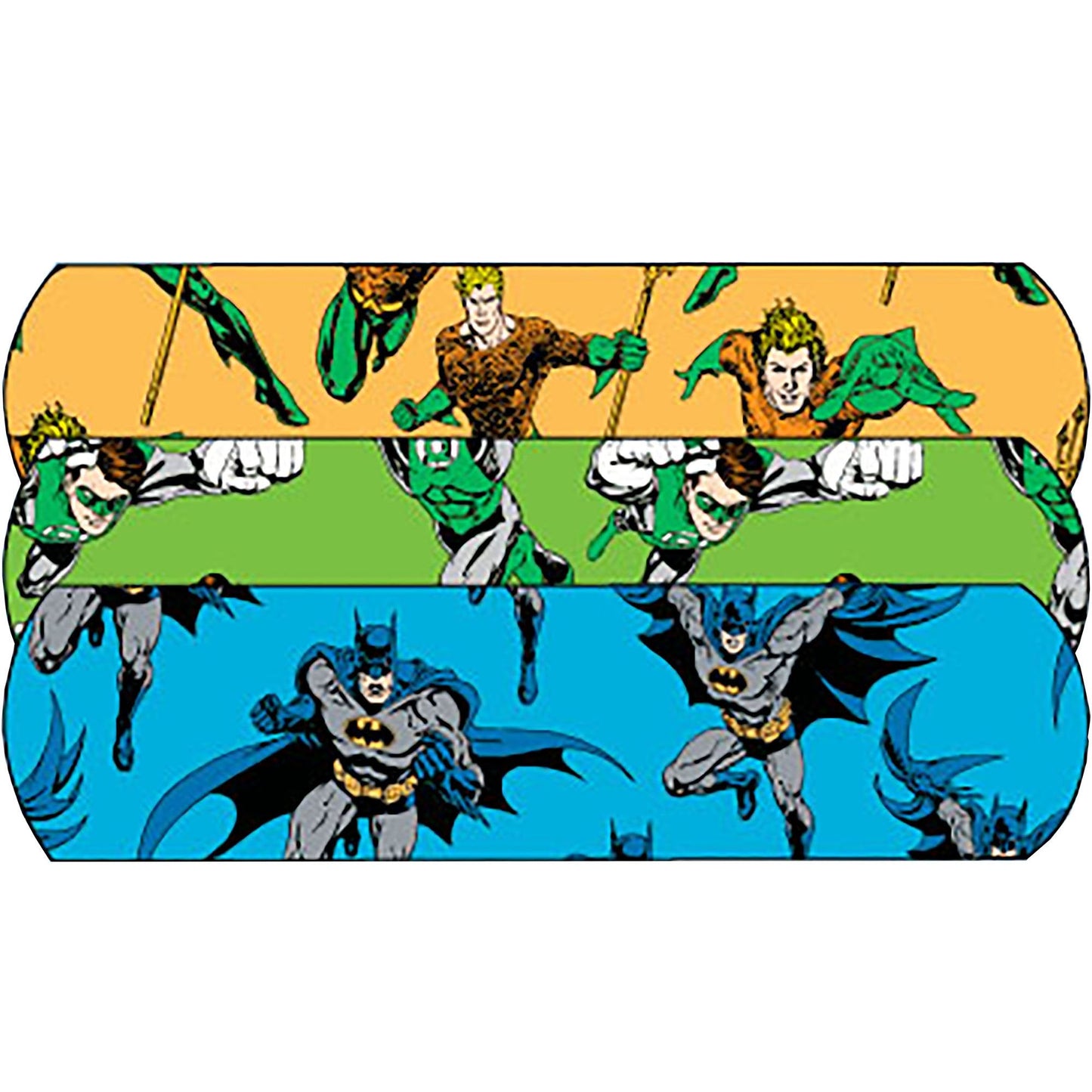 American® White Cross Stat Strip® Kid Design Justice League Adhesive Strip 10791