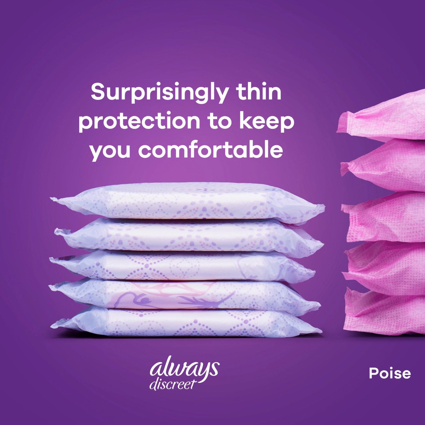 Always® Discreet Bladder Control Pad, Size 3 03700088658