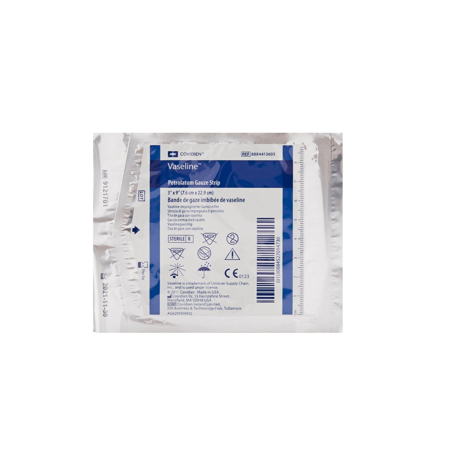 Vaseline™ Petrolatum Impregnated Dressing, 3 x 9 Inch 8884413605