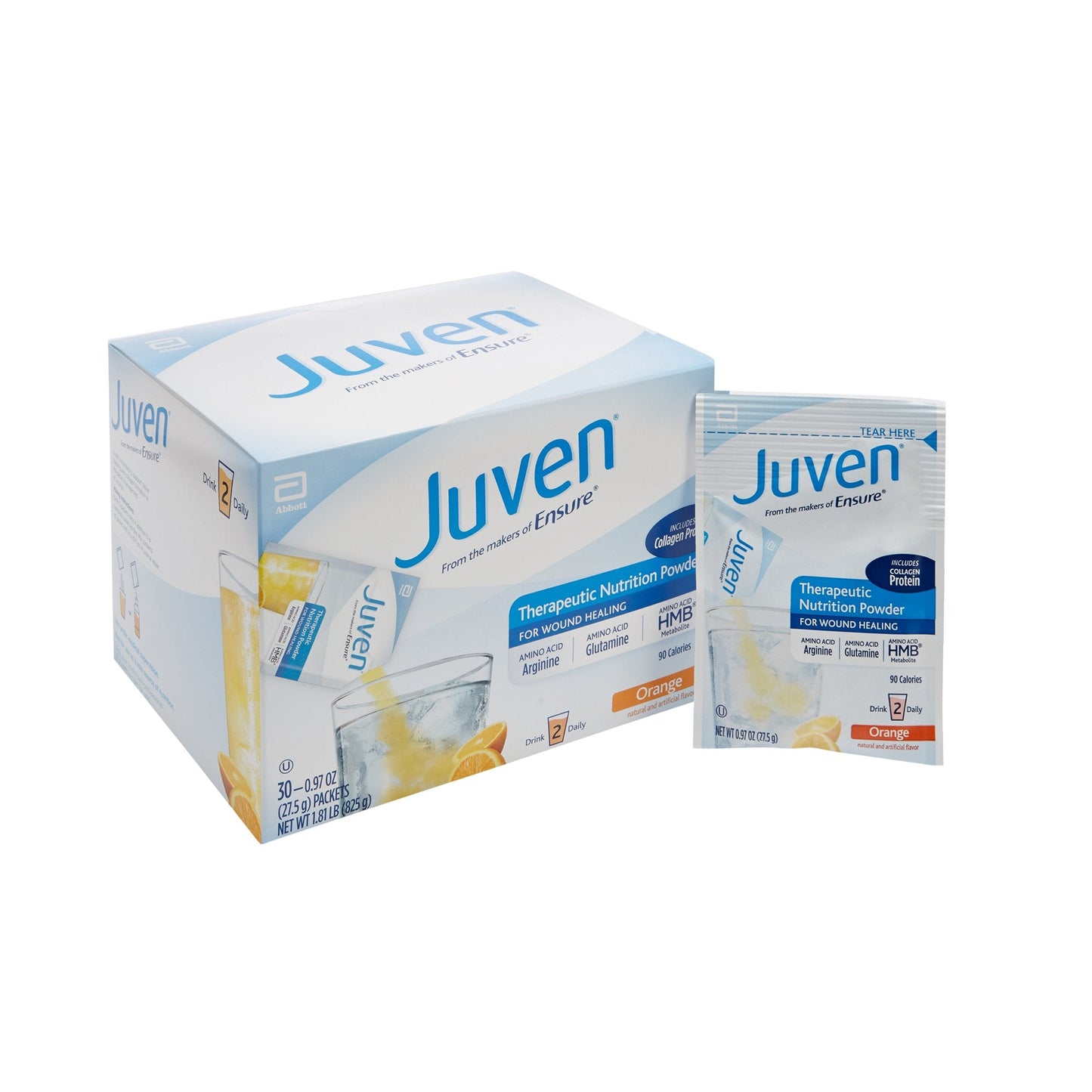 Juven® Orange Arginine/Glutamine Therapeutic Nutrition Powder 66674