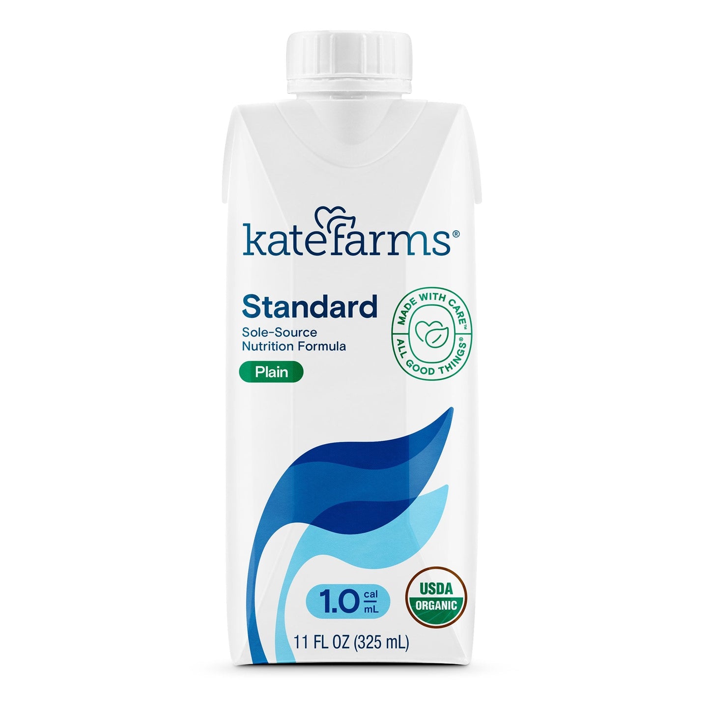 Kate Farms® Standard 1.0 Sole-Source Nutrition Formula, 11-ounce carton 851823006676