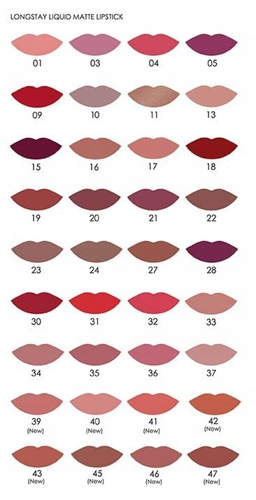 Golden Rose Liquid Matte Lipstick 20 - Long Lasting, Matte Finish, Vitamin E & Avocado Oil