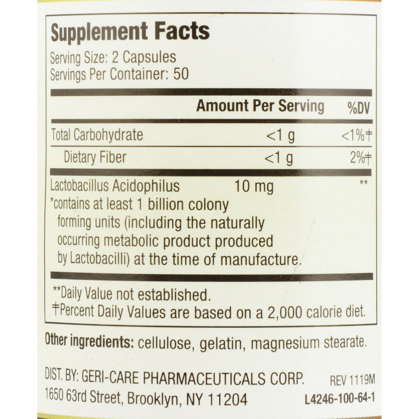 Health*Star® Probiotic Dietary Supplement 866-01-HST